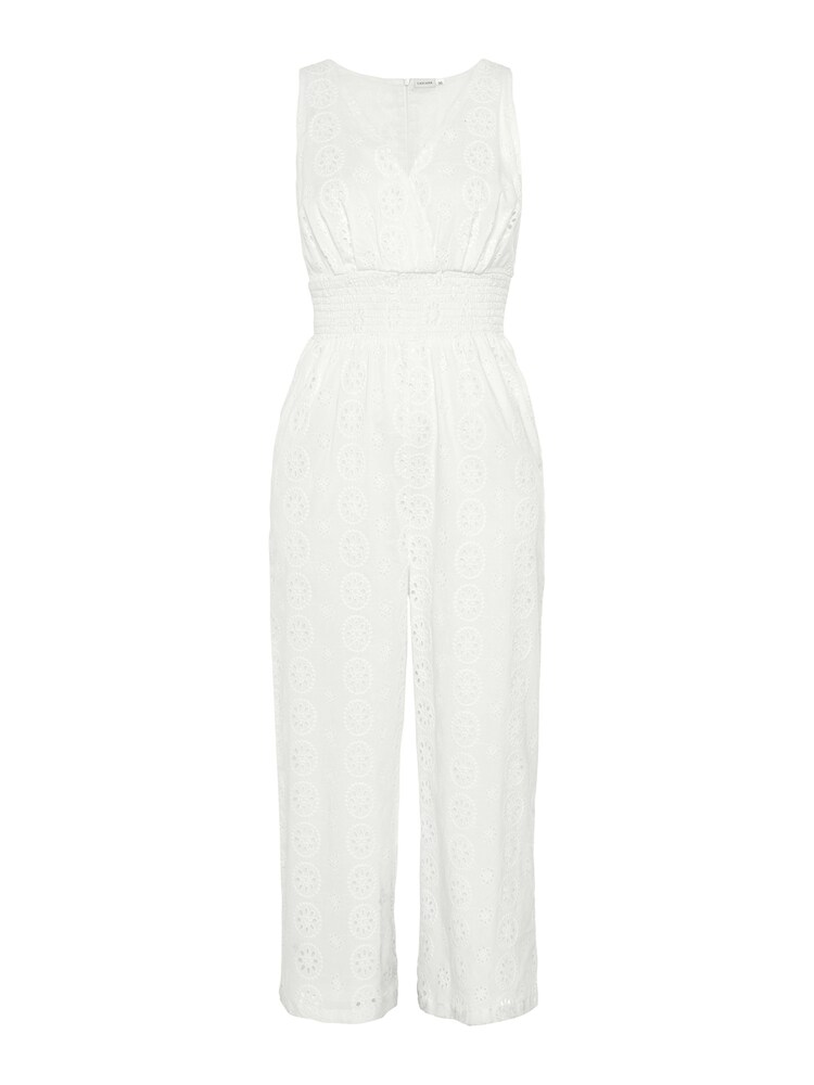 LASCANA Jumpsuit Damen Größe XL weiß