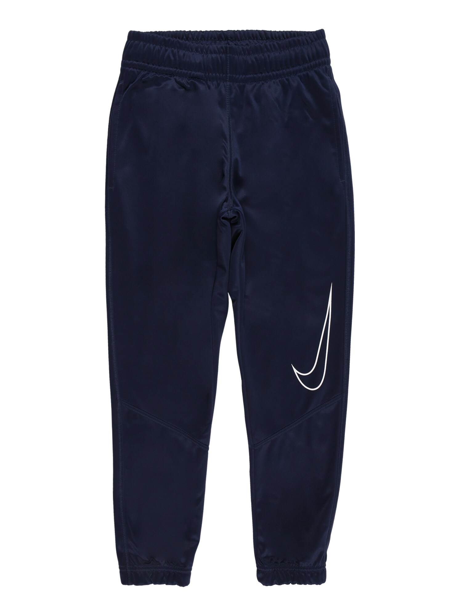 NIKE Sportinės kelnės  balta / tamsiai mėlyna