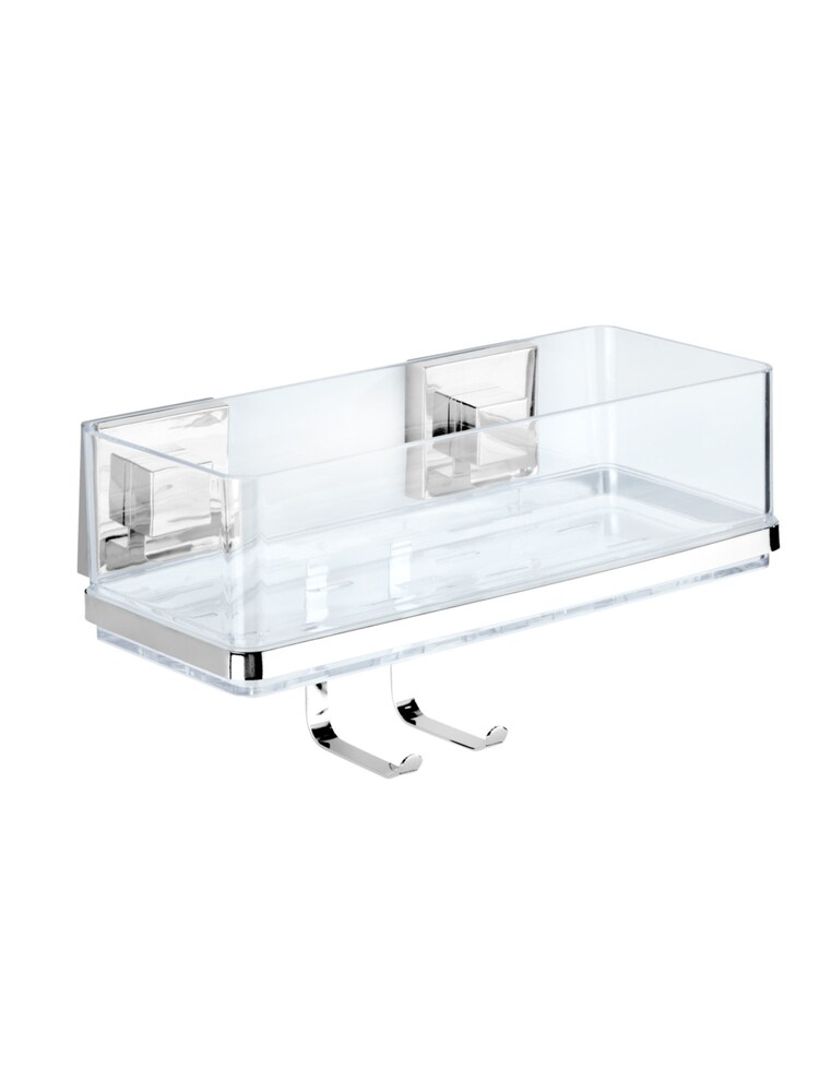 Wenko Wandablage 'Vacuum-Loc Quadro' Herren Größe B: 25.5cm x H: 15cm x T: 14cm transparent