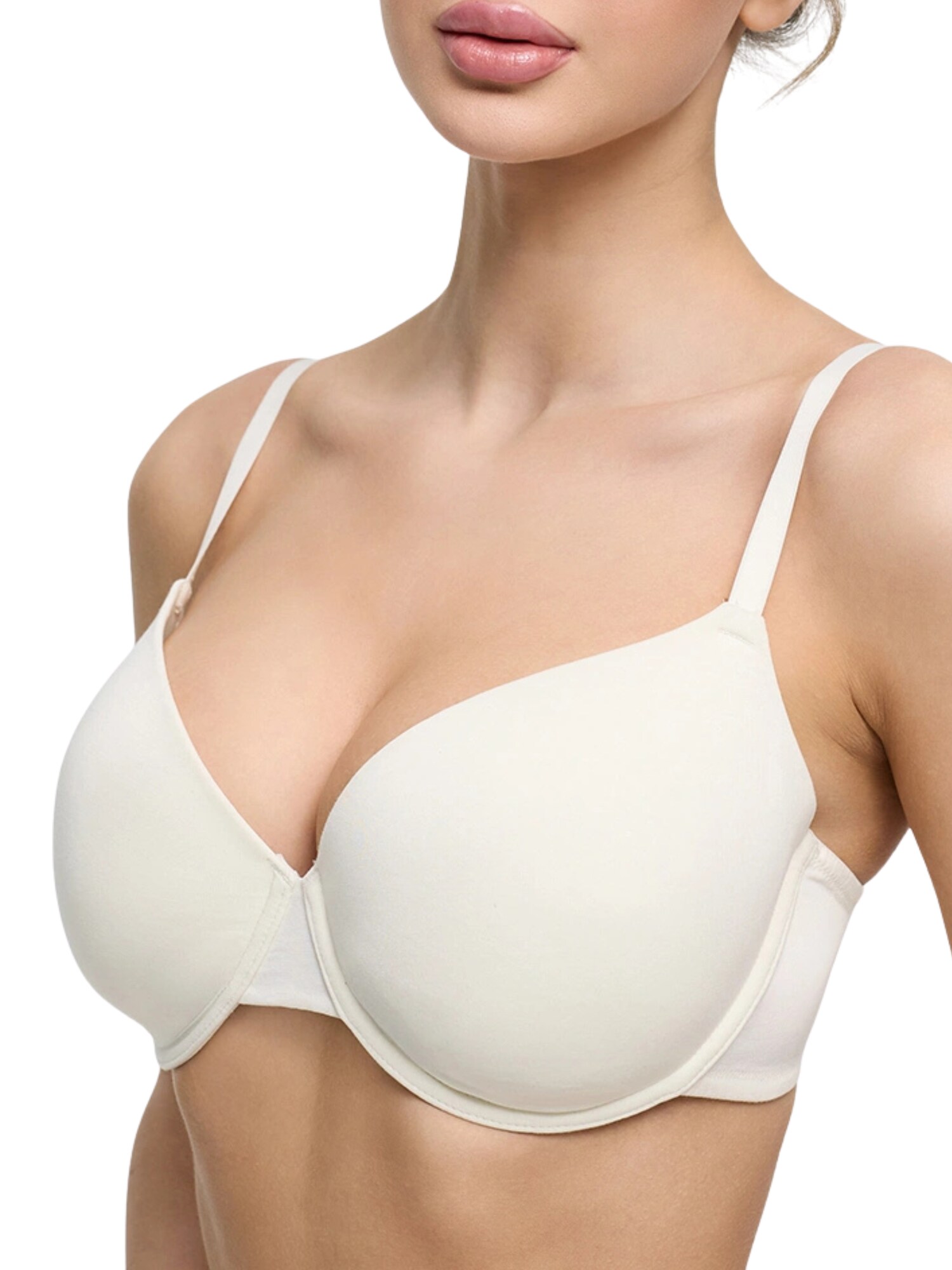 Cfab By Creamy Fabrics Bh Baumwoll T-Shirt-Bh Mit Bügel