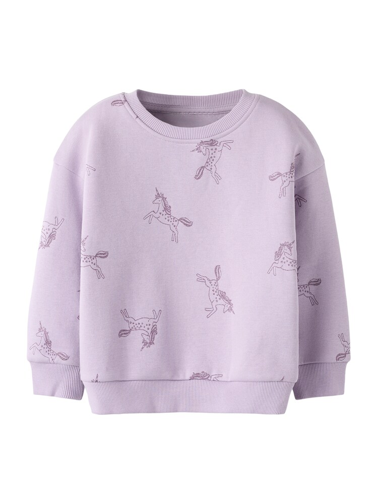 NAME IT Sweatshirt 'NMFSOLEA' Mädchen Größe 104 lila