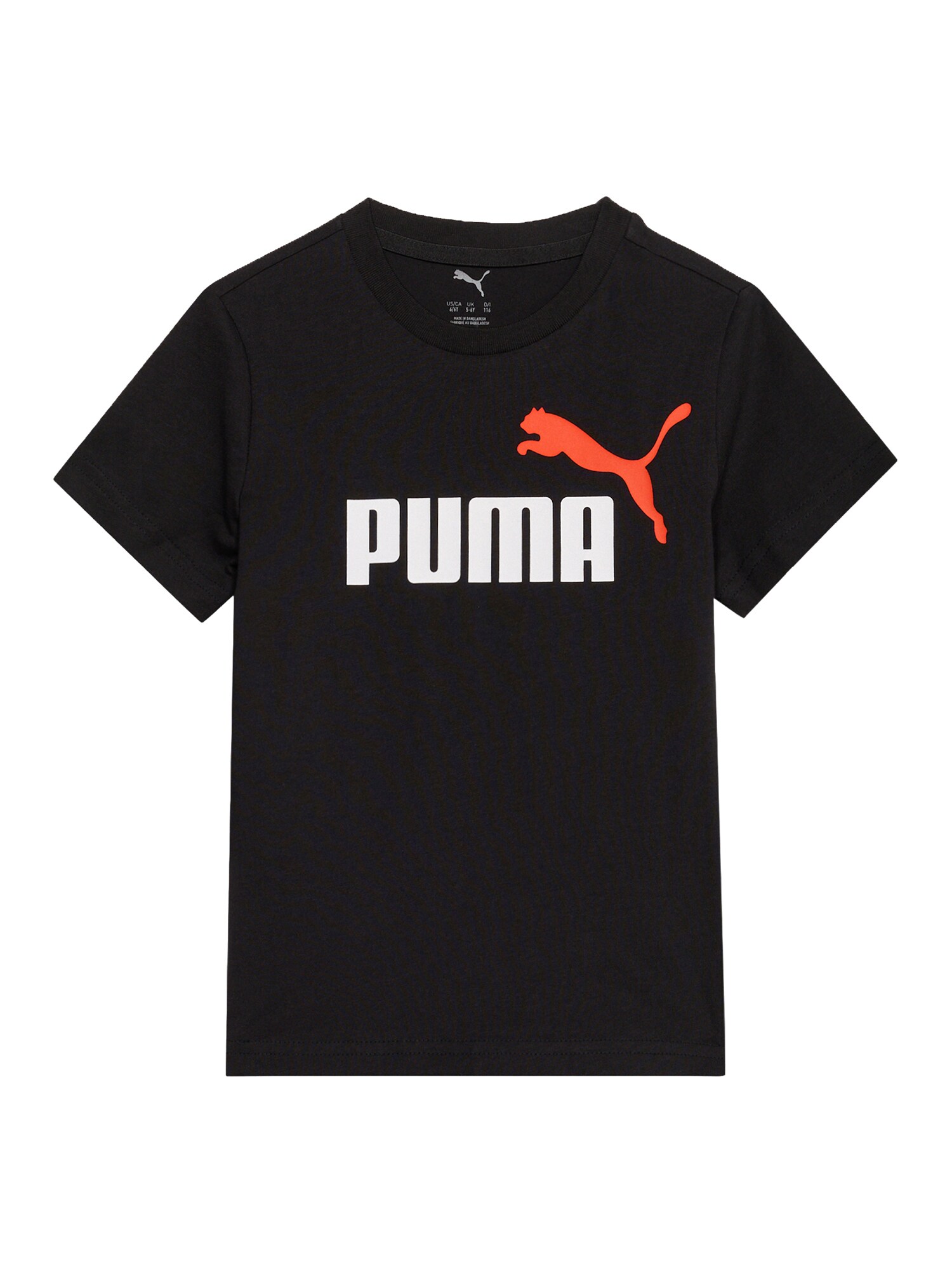 PUMA Tricou ESS No.1 portocaliu / negru / alb