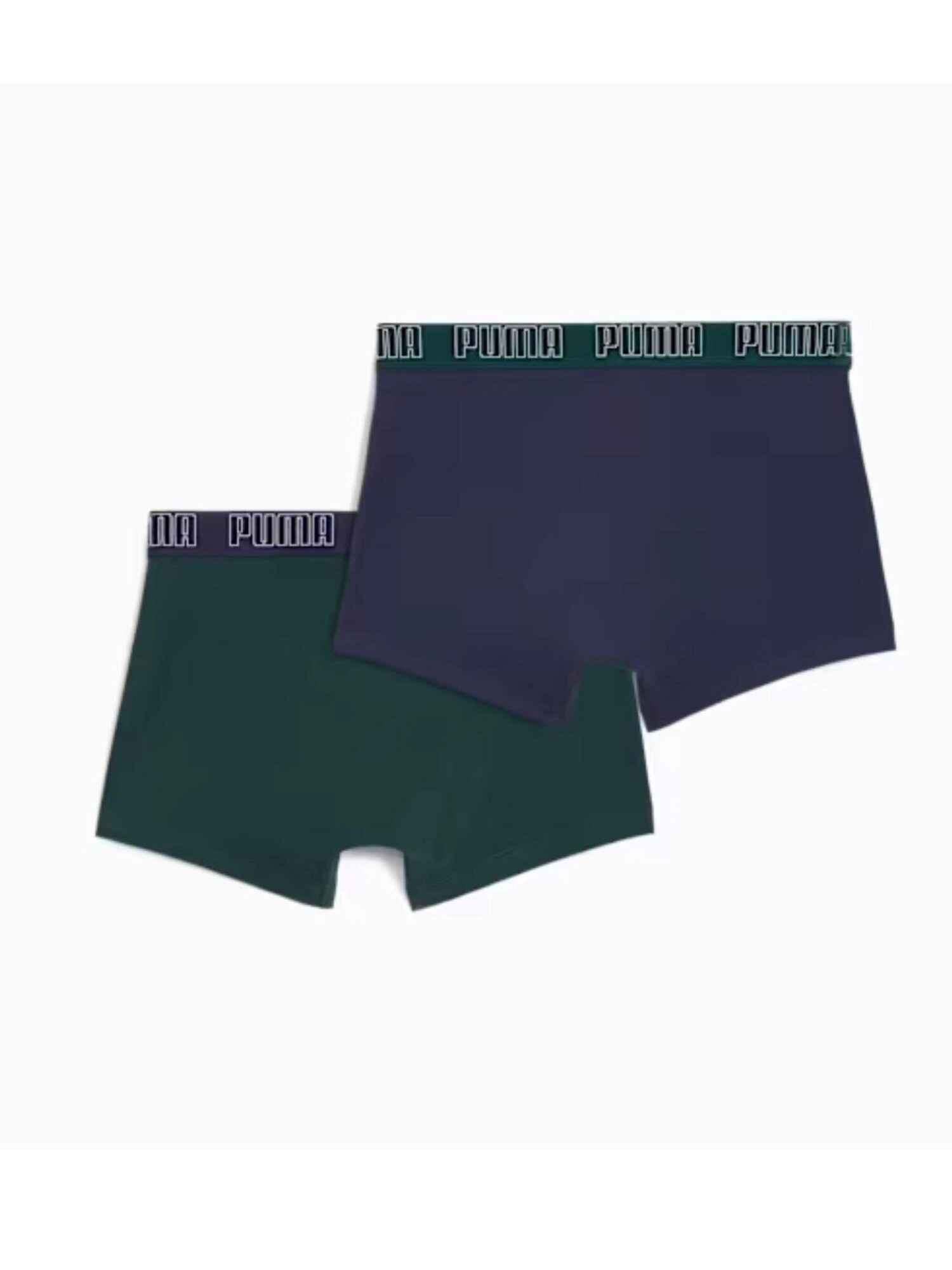 PUMA Calzoncillo boxer 'Bipack boxers puma marino/verde mid trunk'  azul – imagen 2