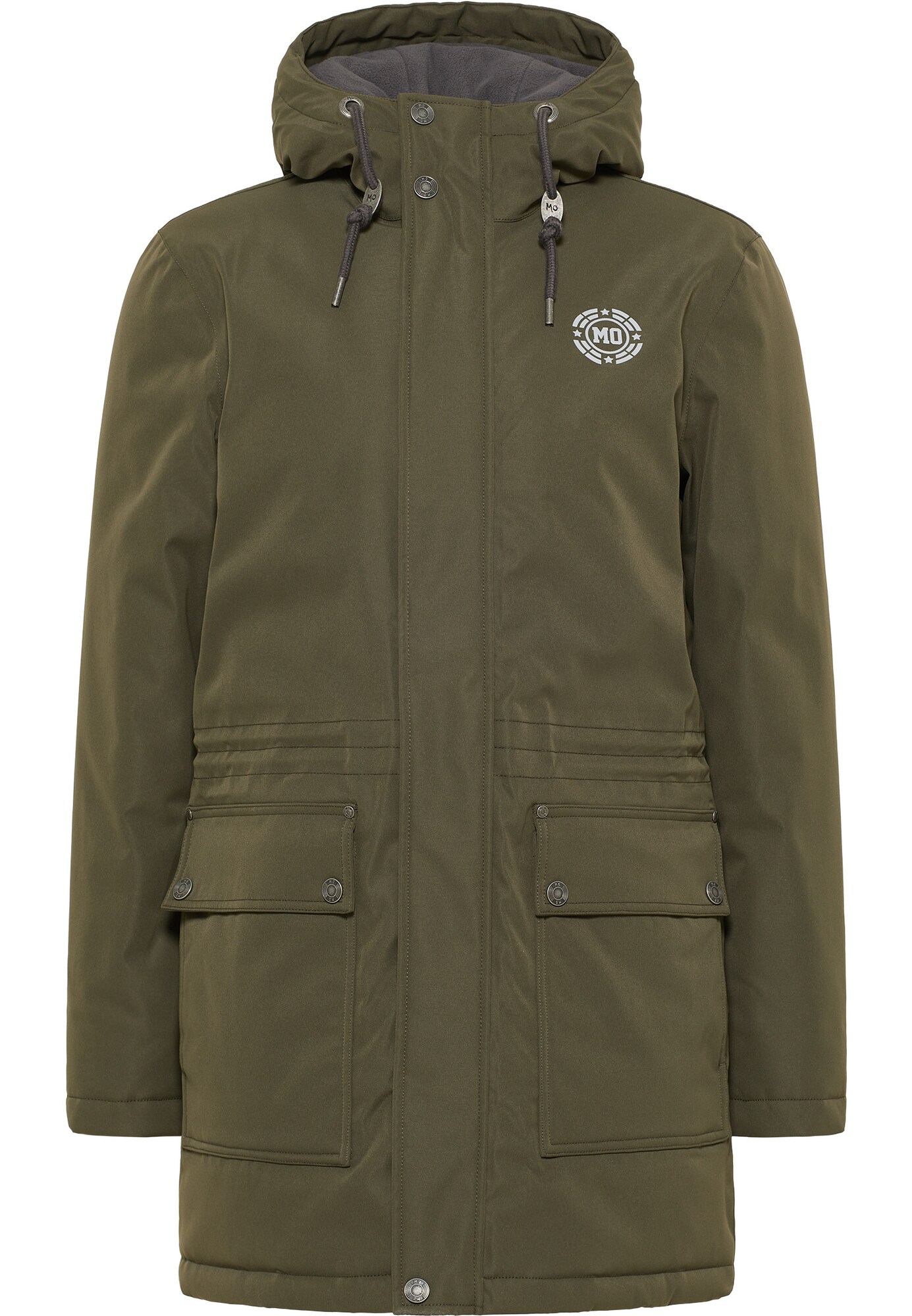 MO Parka de inverno  oliveira / branco