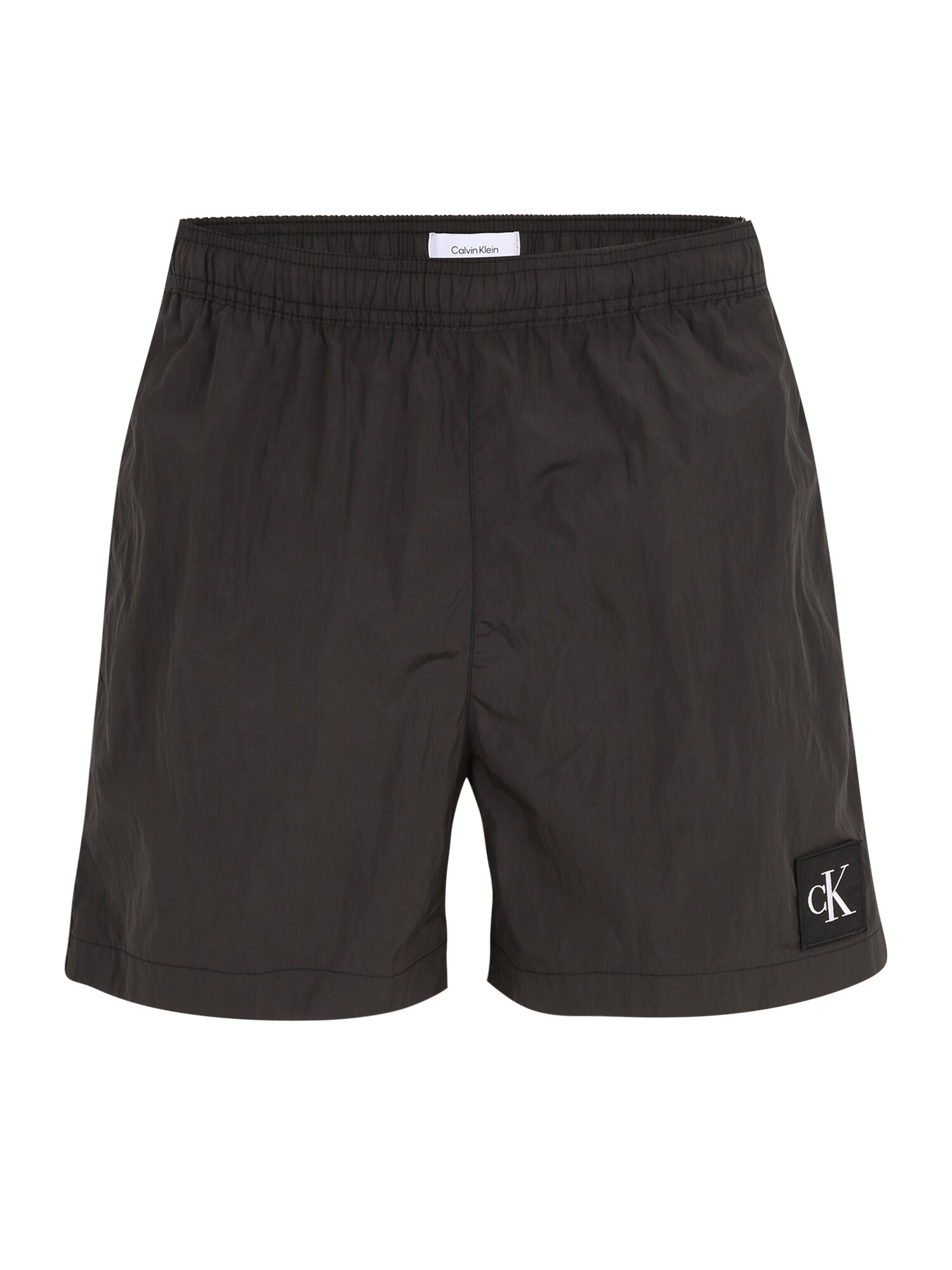 Calvin Klein Swimwear Calções de banho  preto / branco