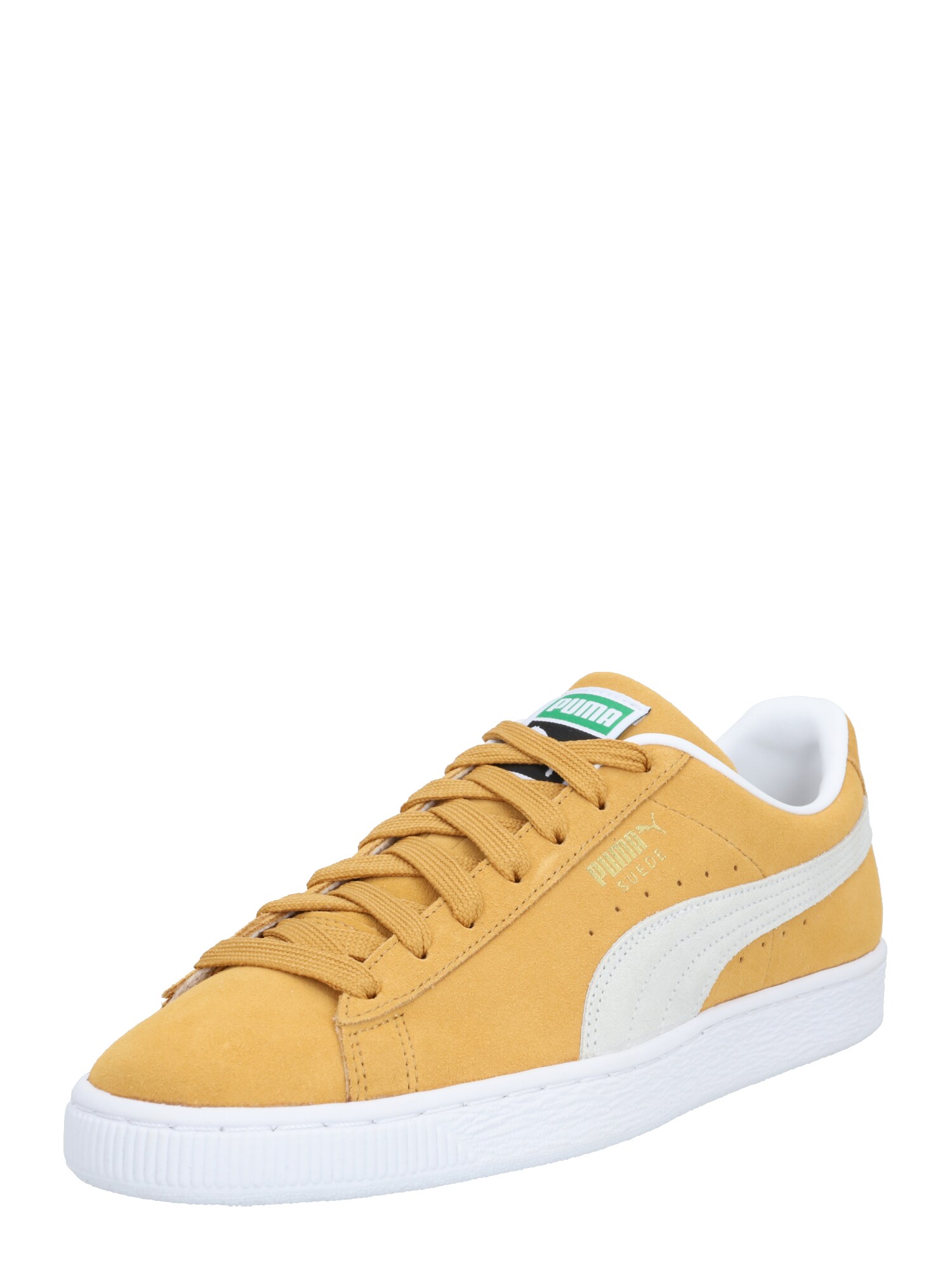 PUMA Sportbačiai be auliuko 'Classic XXI'  balta / garstyčių spalva