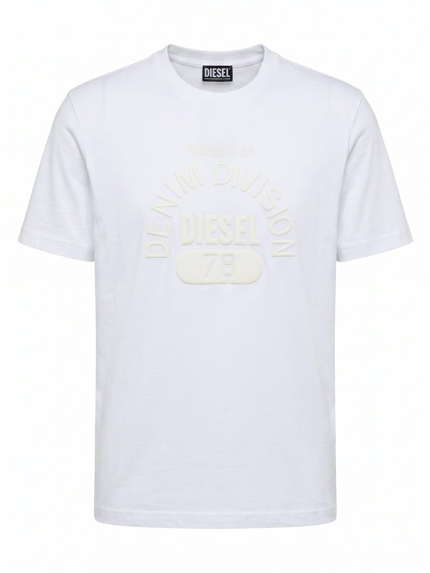 DIESEL Majica 'T-JUST-E17-OUT' bijela