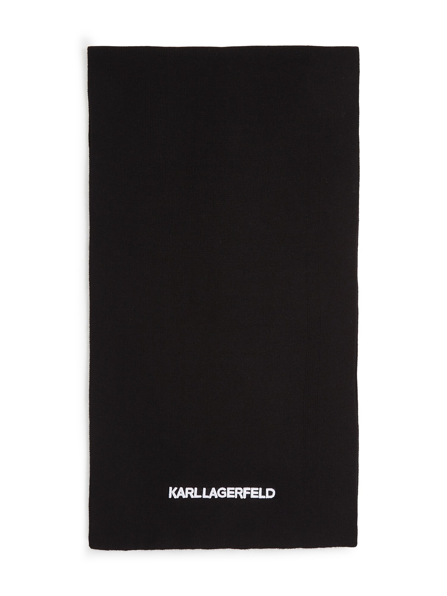Karl Lagerfeld Fular  negru / alb