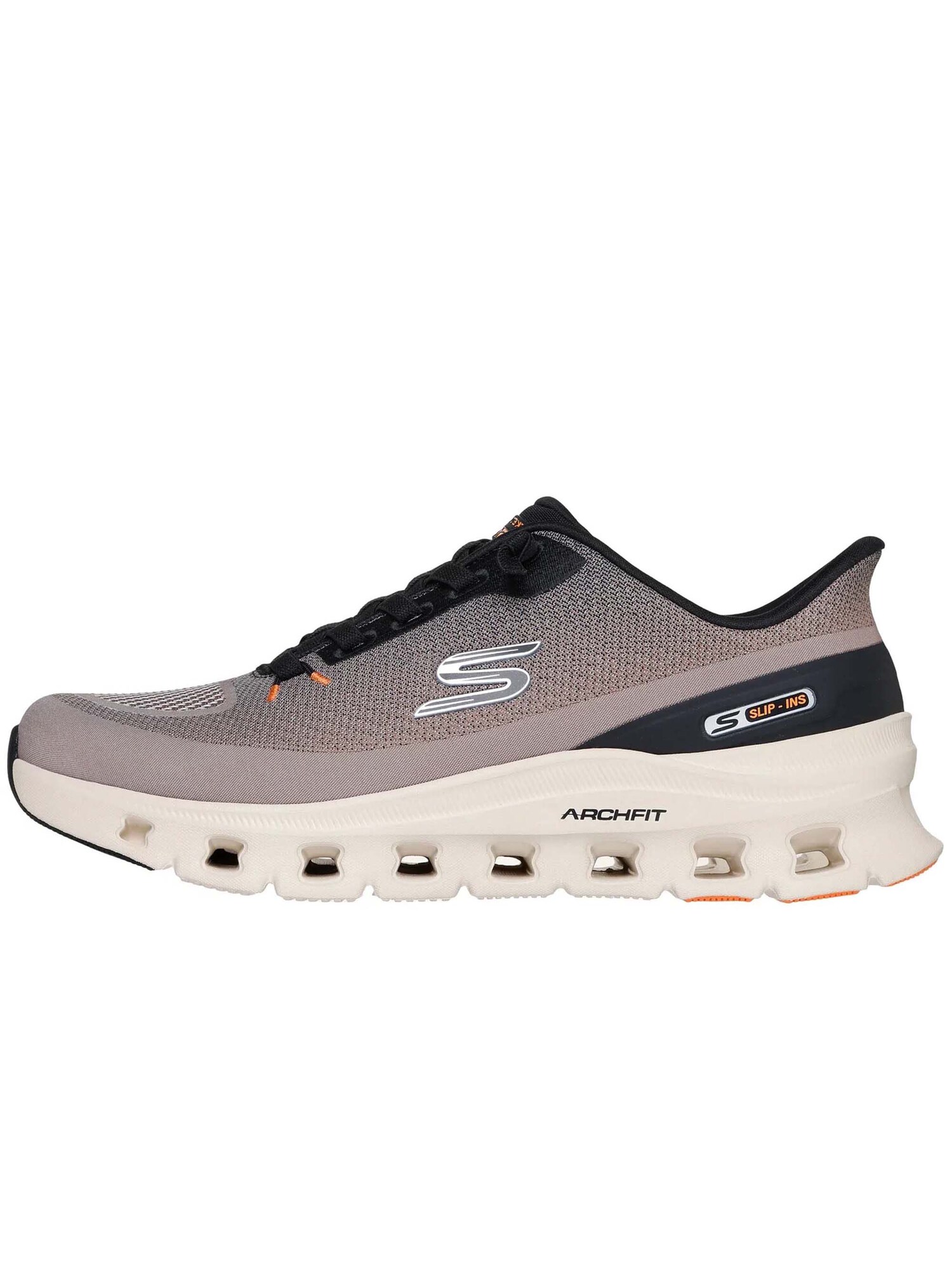 Skechers Loopschoen 'Arch Fit Glide-Step Pro' Taupe / Zwart / Wit