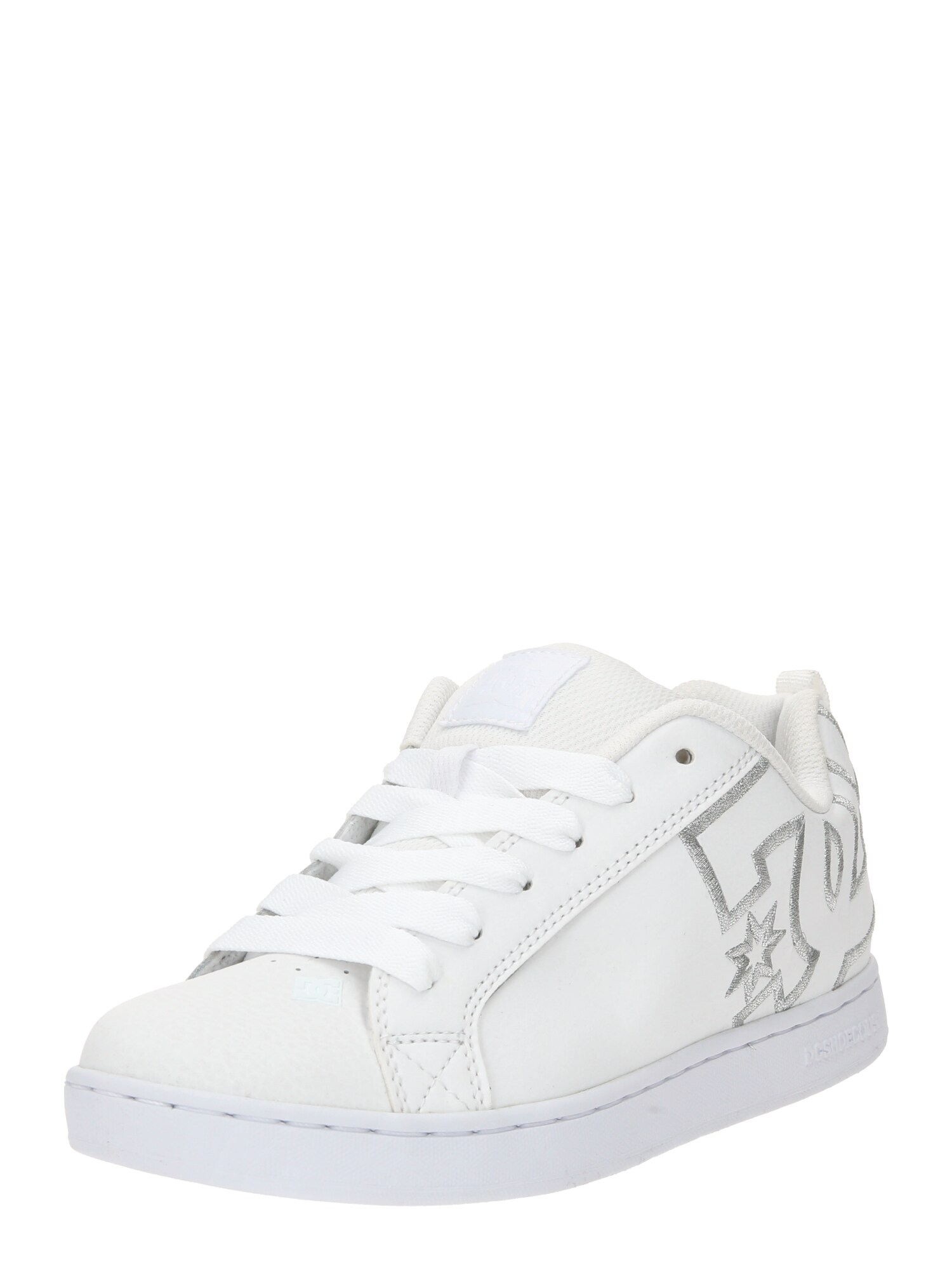 DC Shoes Sneaker low  argintiu / alb