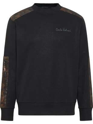 carlo colucci Sweatshirt ‘Dapunt’ Zwart