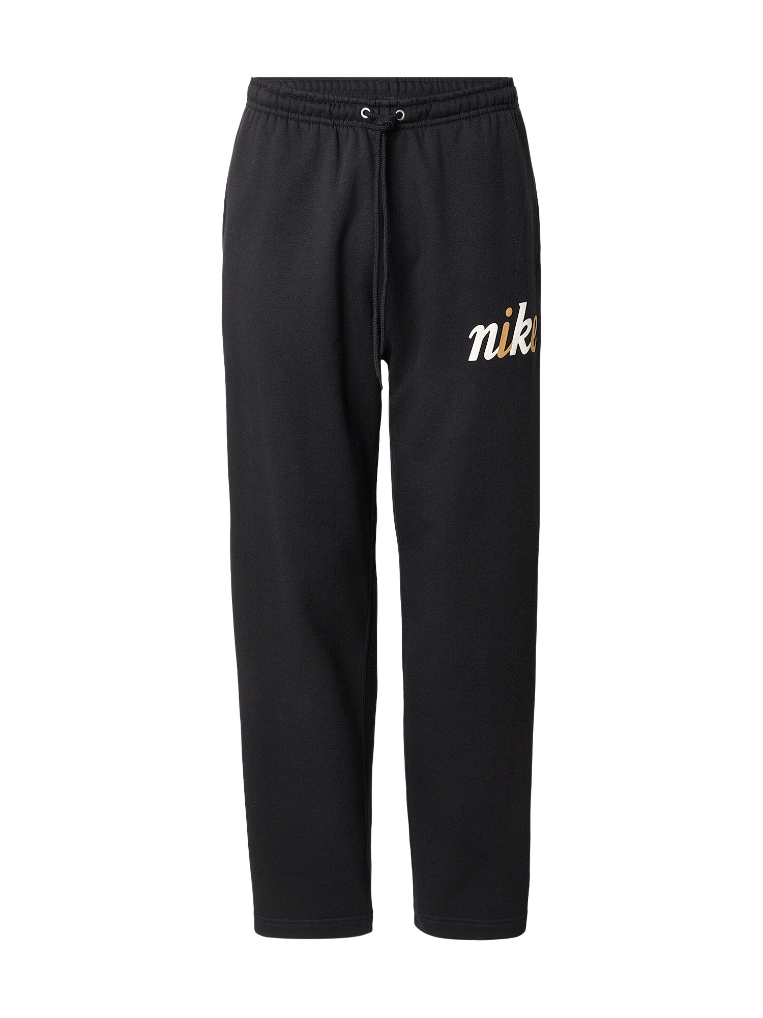 Nike Sportswear Pantaloni CLUB  maro cămilă / negru / alb