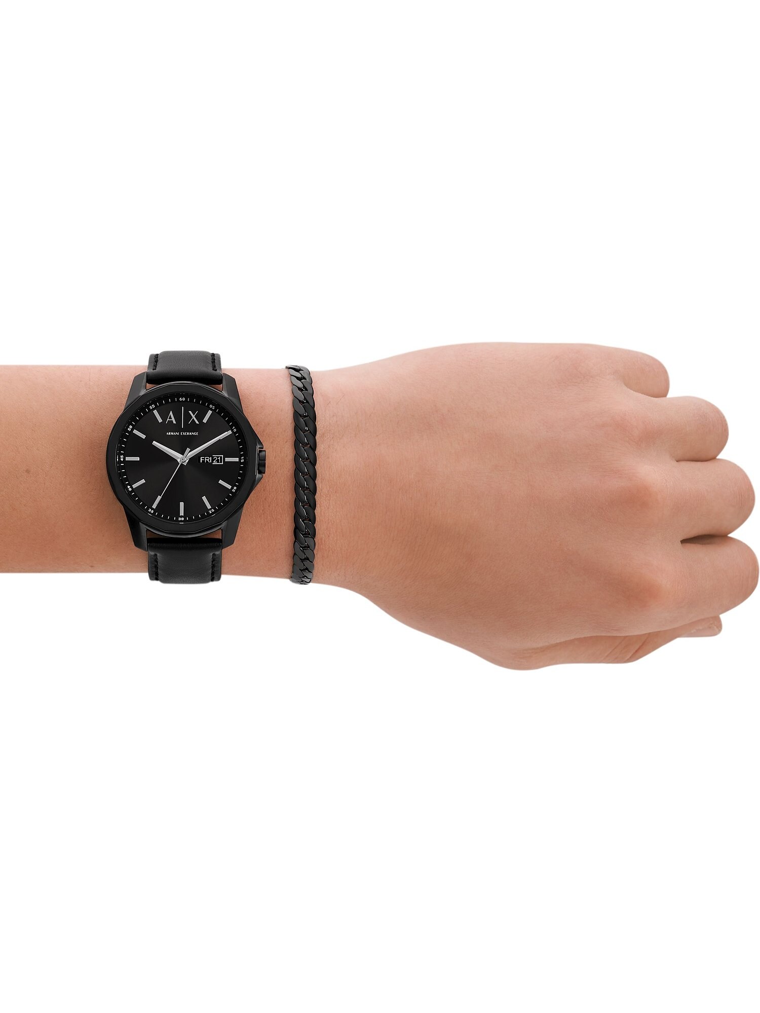 ARMANI EXCHANGE Sada šperkov čierna (obrázok 5)