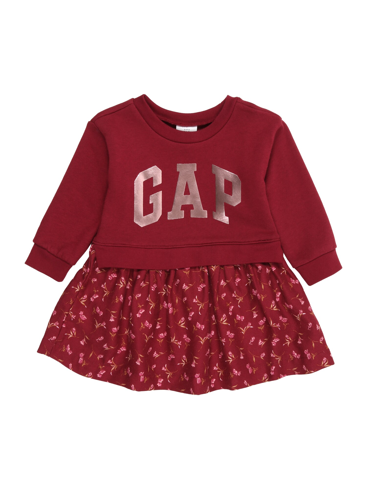 GAP Rochie  auriu - roz / roșu