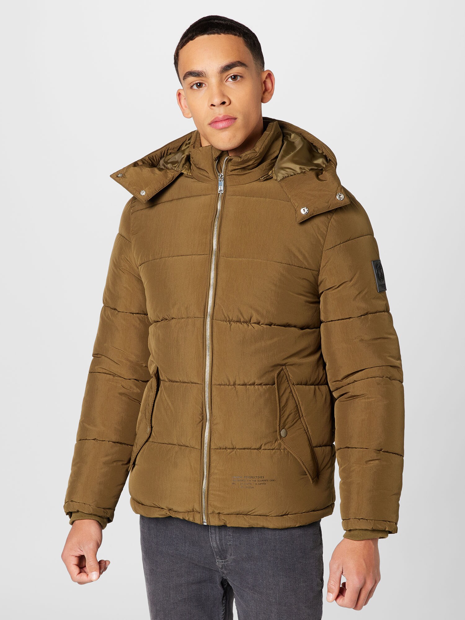 BURTON MENSWEAR LONDON Átmeneti dzseki  khaki termék 2. képe