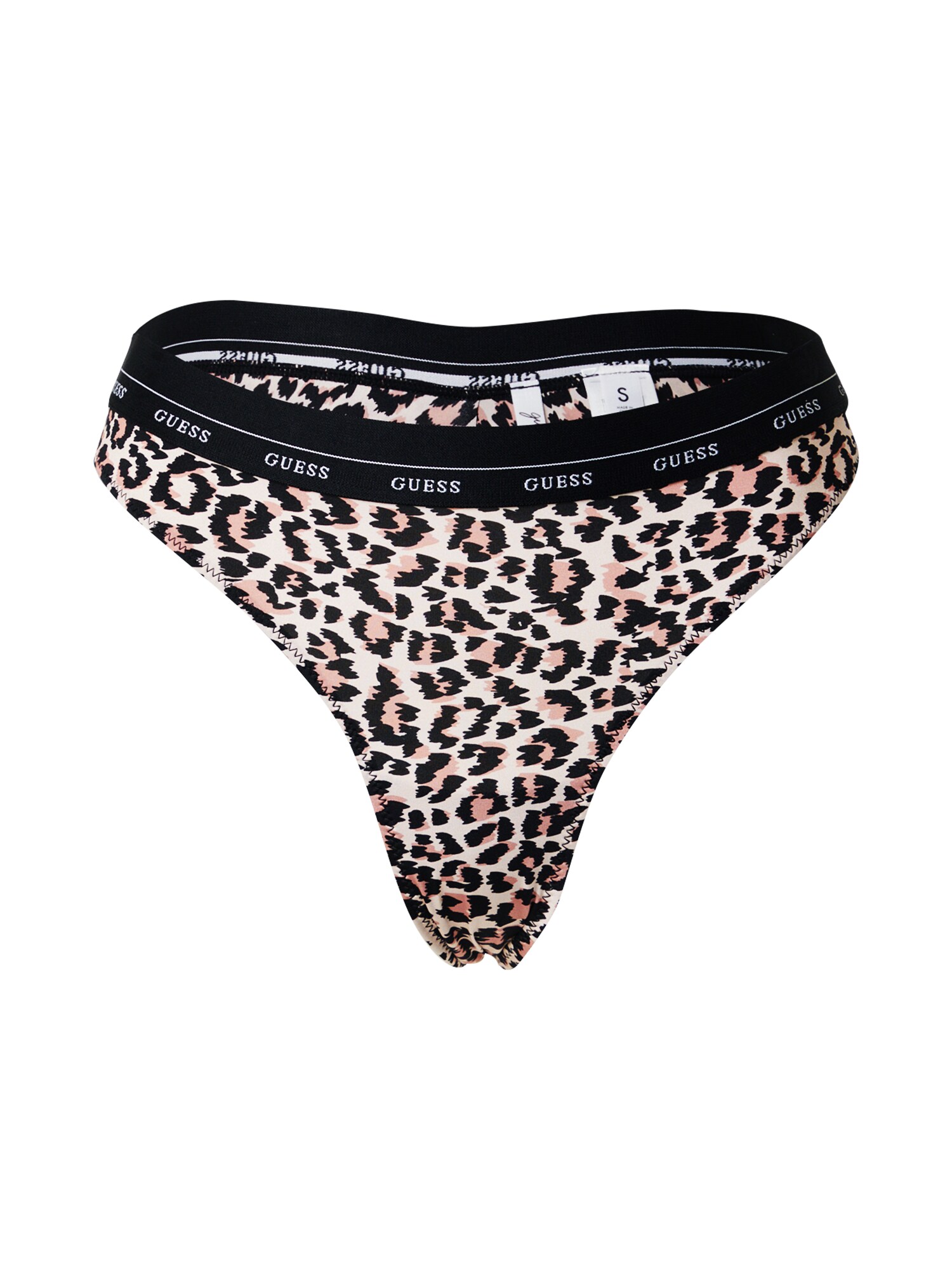 GUESS Tanga JANE  culoarea pielii / bej deschis / negru / alb murdar