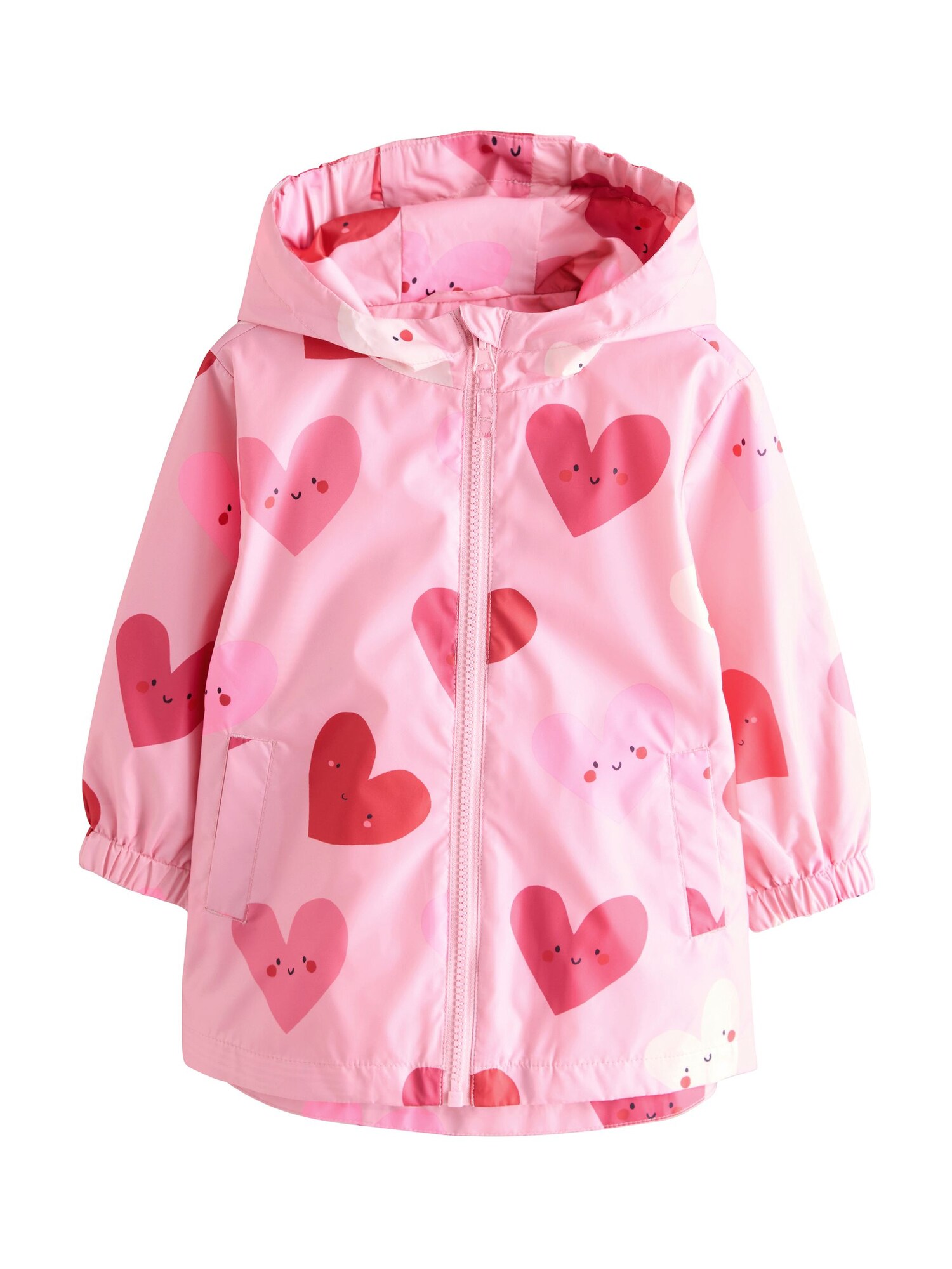 Next Geacă de primăvară-toamnă  roz / roz / roz zmeură / negru