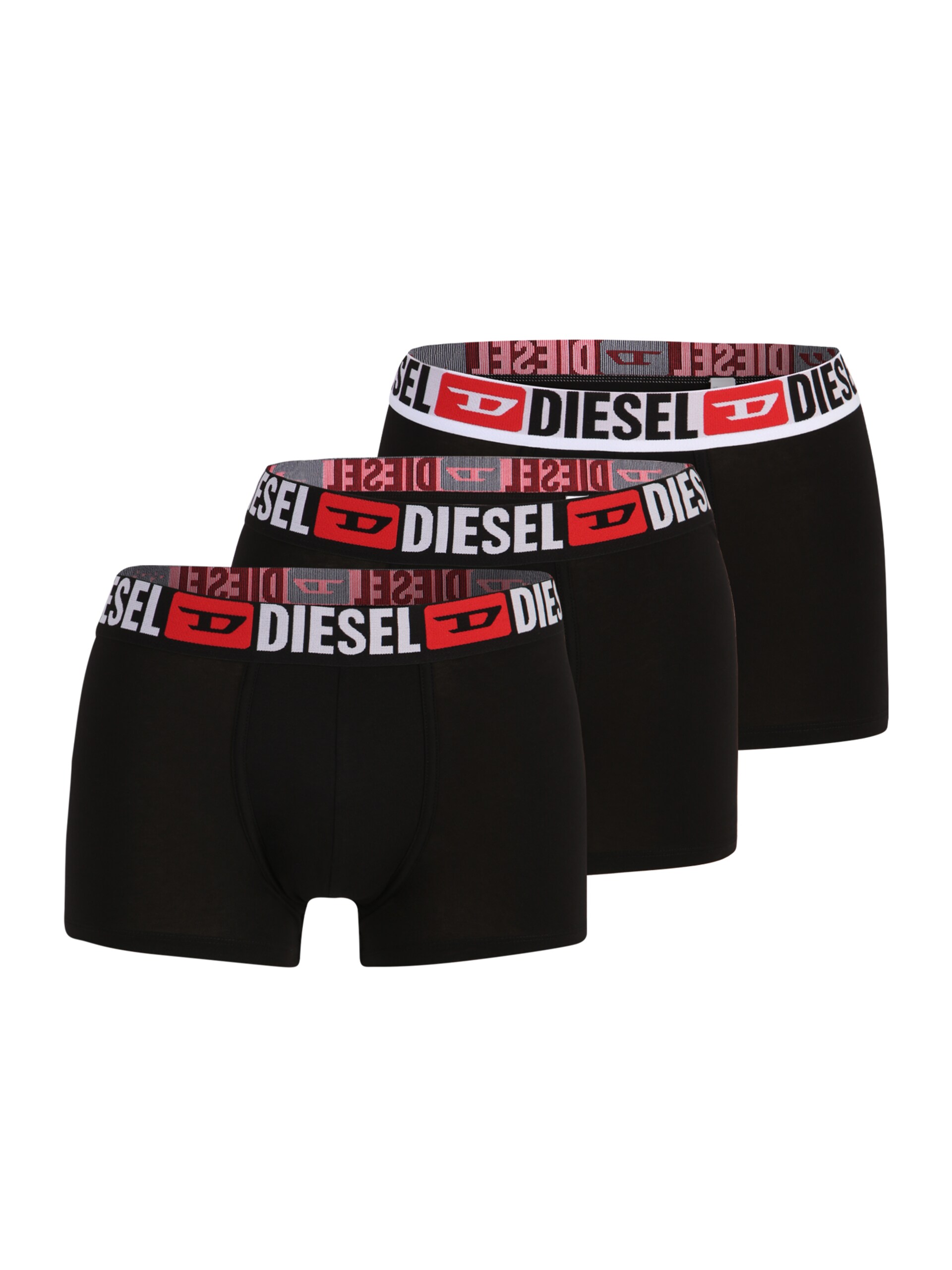 Diesel Boxershorts 'Damien' röd / svart herr