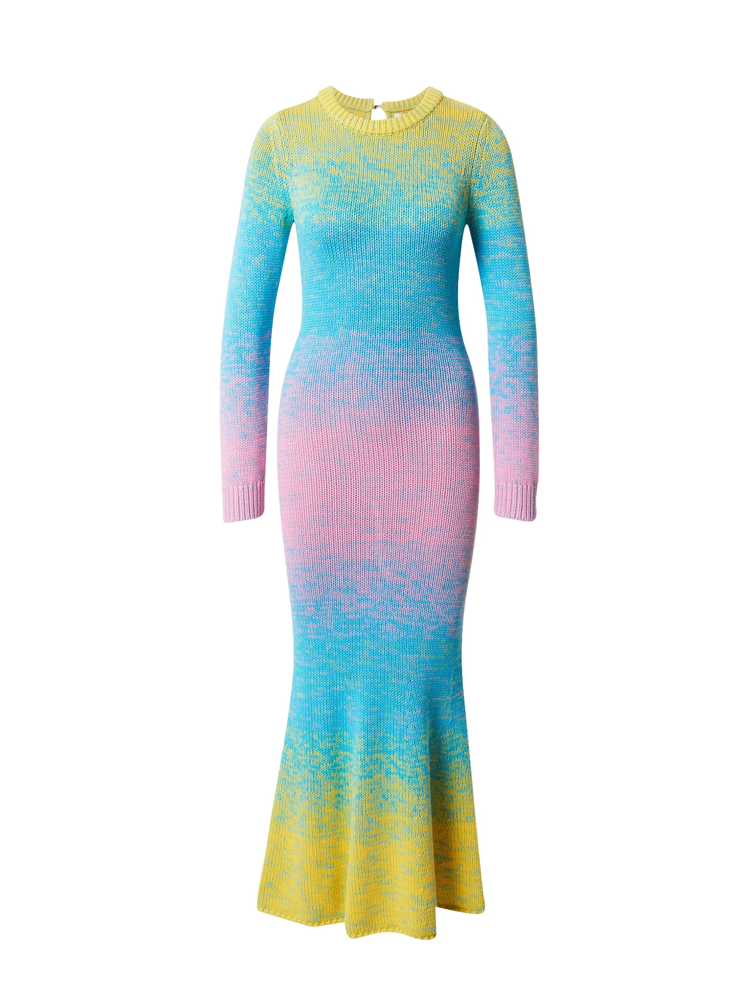 Olivia Rubin Megzta suknelė 'ROWEN' sodri mėlyna („karališka“) / geltona / rožinė