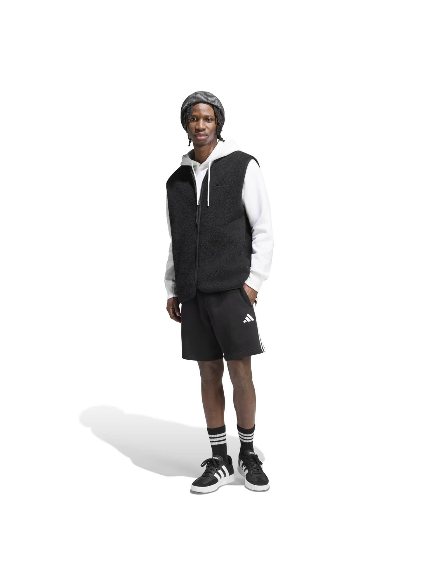 ADIDAS SPORTSWEAR Pantalón deportivo 'Essentials 3-Stripes French Terry'  negro / blanco – imagen 4