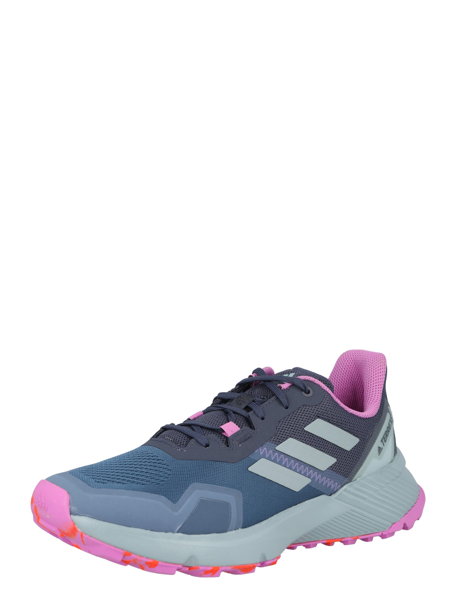adidas Terrex Bėgimo batai tamsiai pilka / dūmų pilka / šviesiai violetinė / melsvai pilka