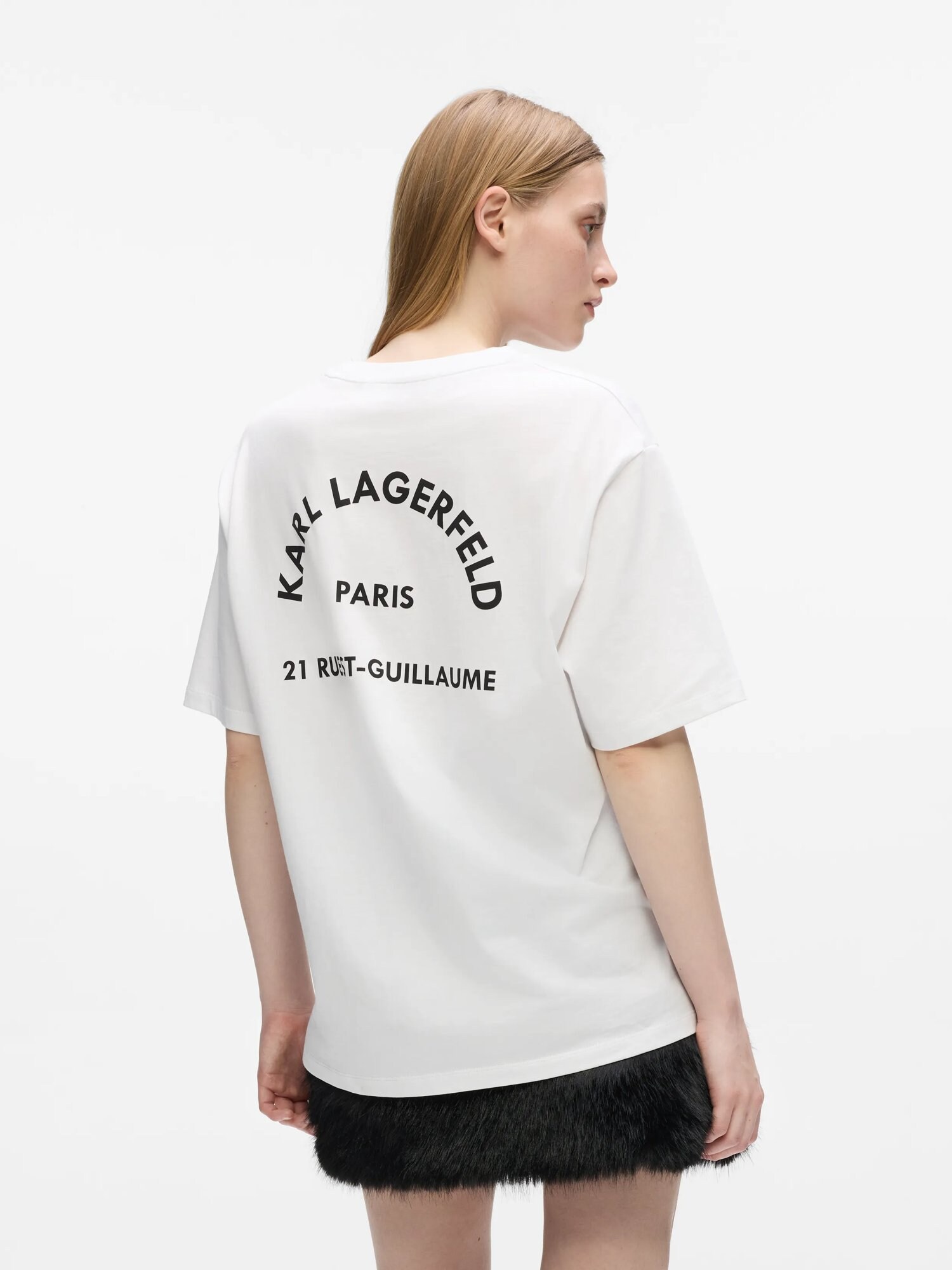 Karl Lagerfeld Camiseta negro / blanco – imagen 3