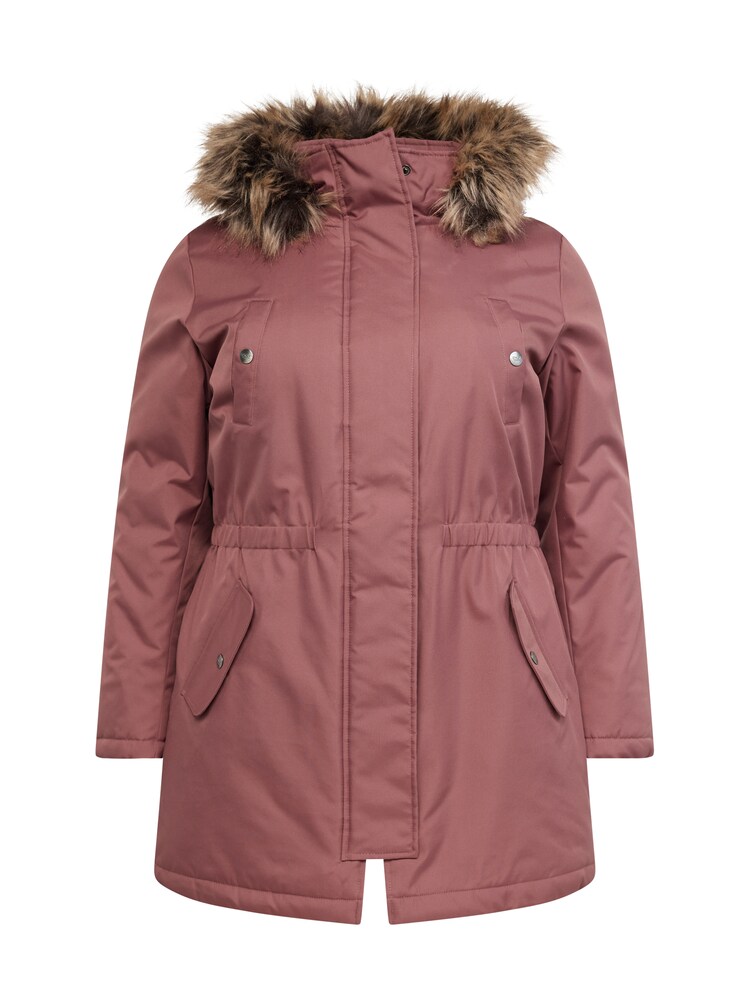 ONLY Carmakoma Parka 'Irena' Damen Größe XXL Große Größen kitt / altrosa Winterjacke