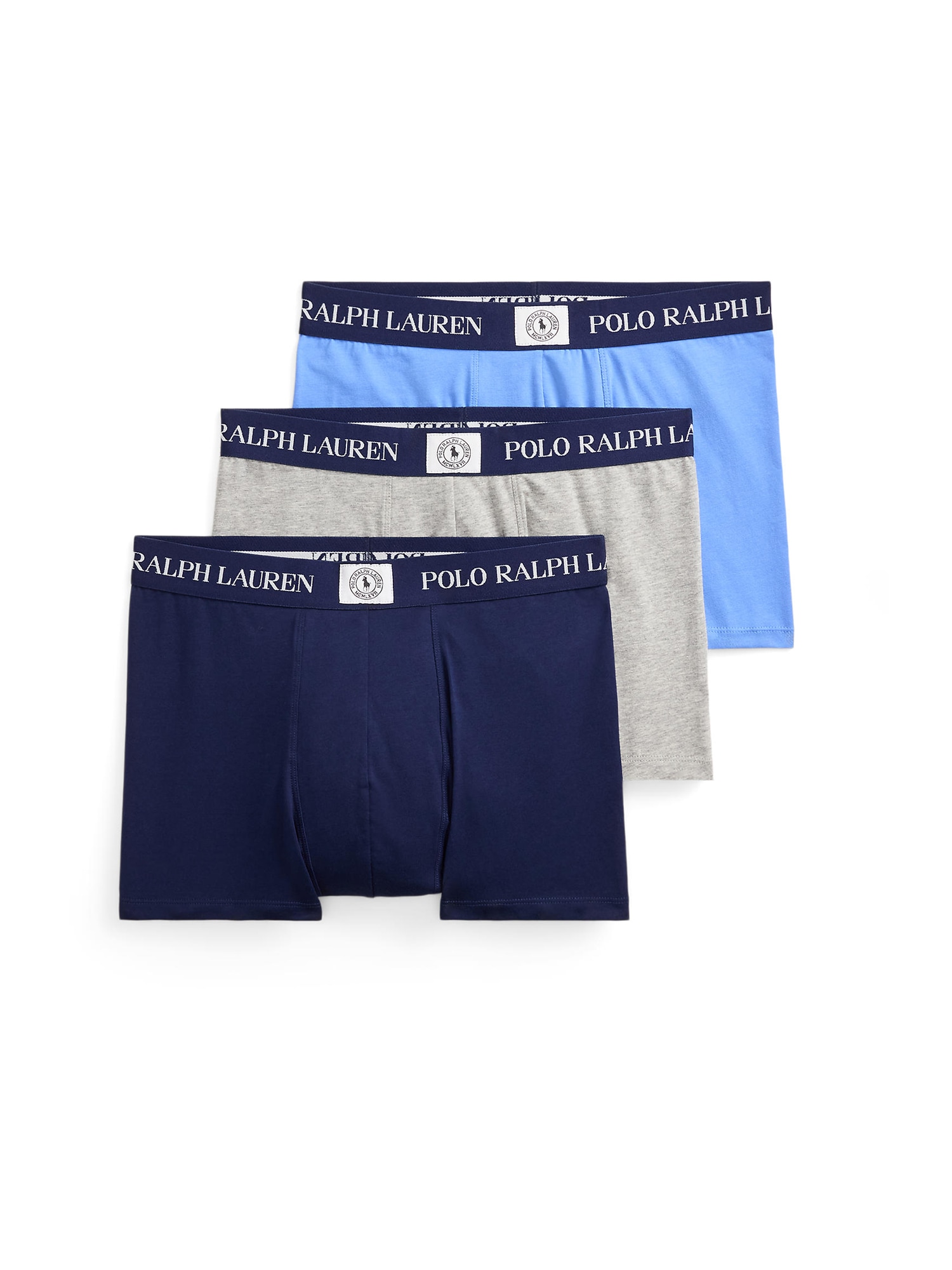 Polo Ralph Lauren Boxeri  bleumarin / albastru deschis / gri piatră / alb