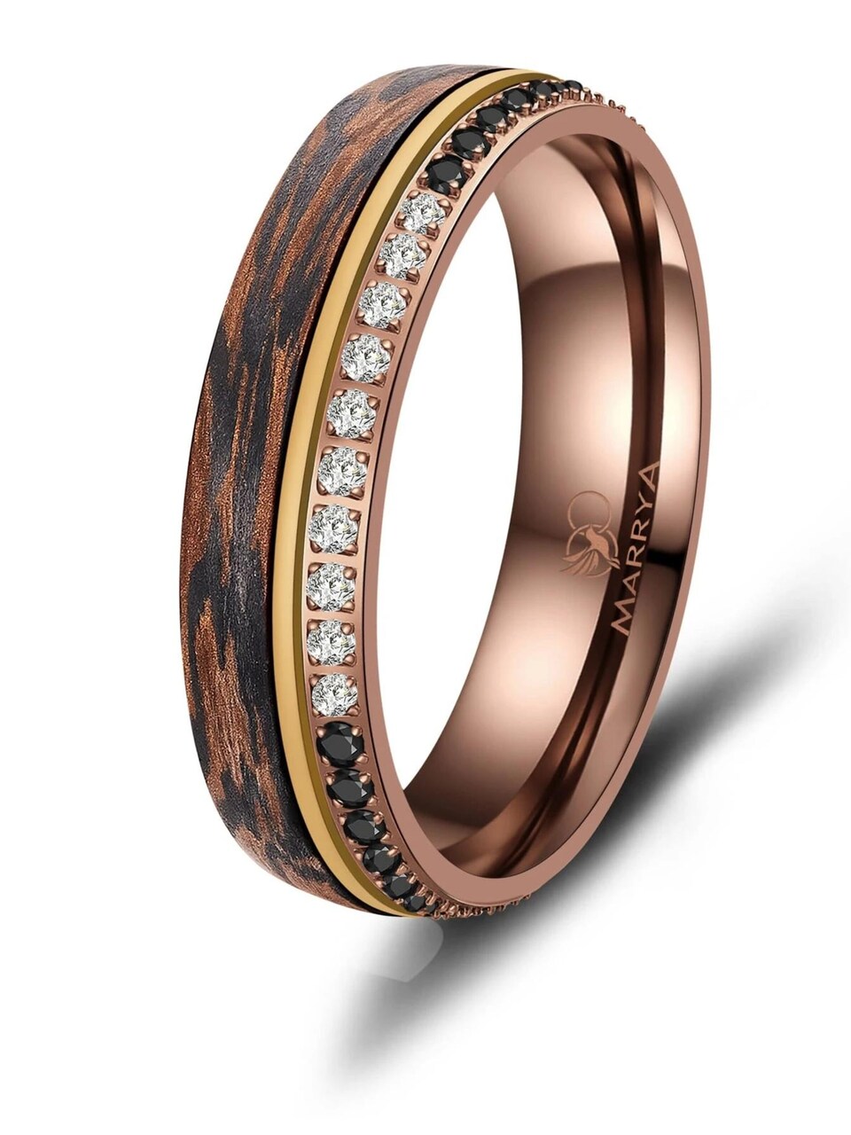 Ring 'MARRYA Ehering CB-06 Carbon-Bronze'