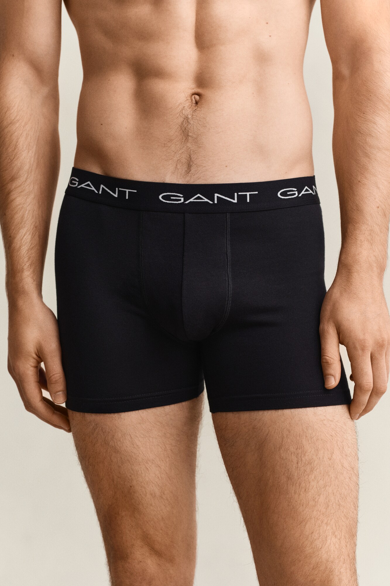 GANT Calzoncillo boxer negro / blanco – imagen 4