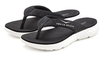 VENICE BEACH, Ujjelválasztó-pántos szandál, fekete