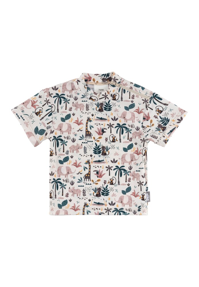STERNTALER Badeshirt 'Safari' Jungen Größe 104 mischfarben / offwhite