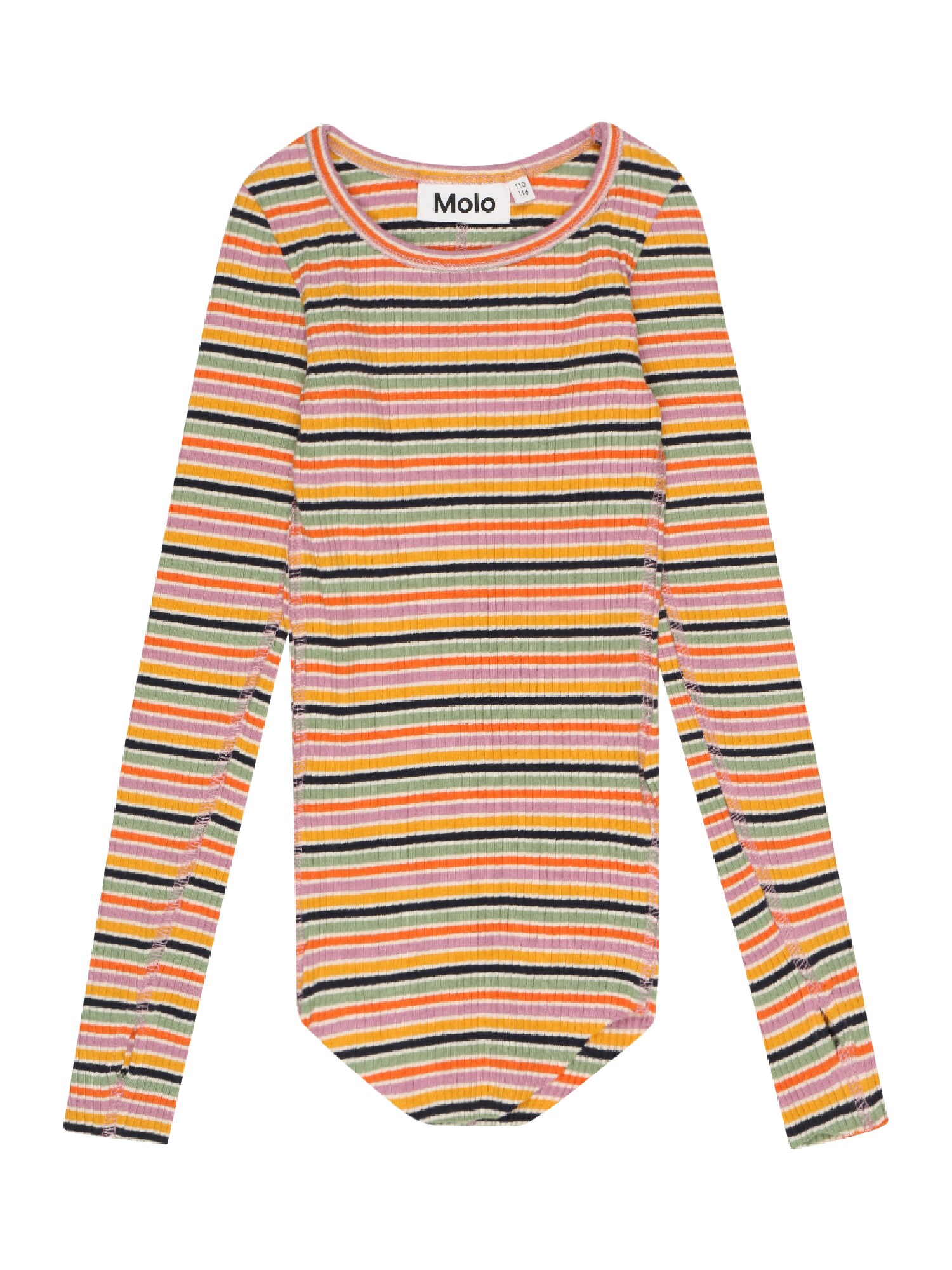 Molo Macacão/Body 'Rochelle'  verde / laranja / preto / branco