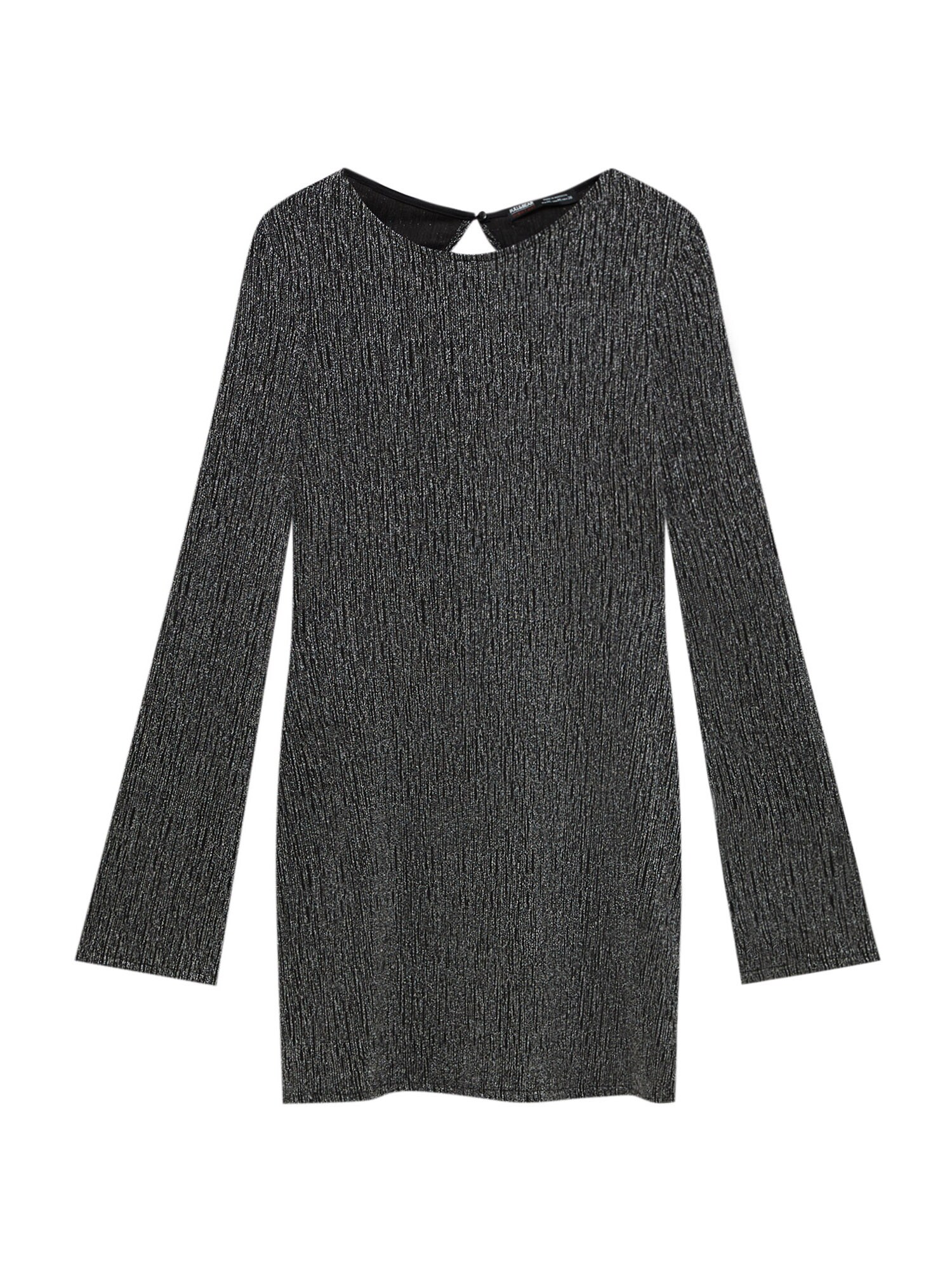 Pull&Bear Rochie  negru / argintiu
