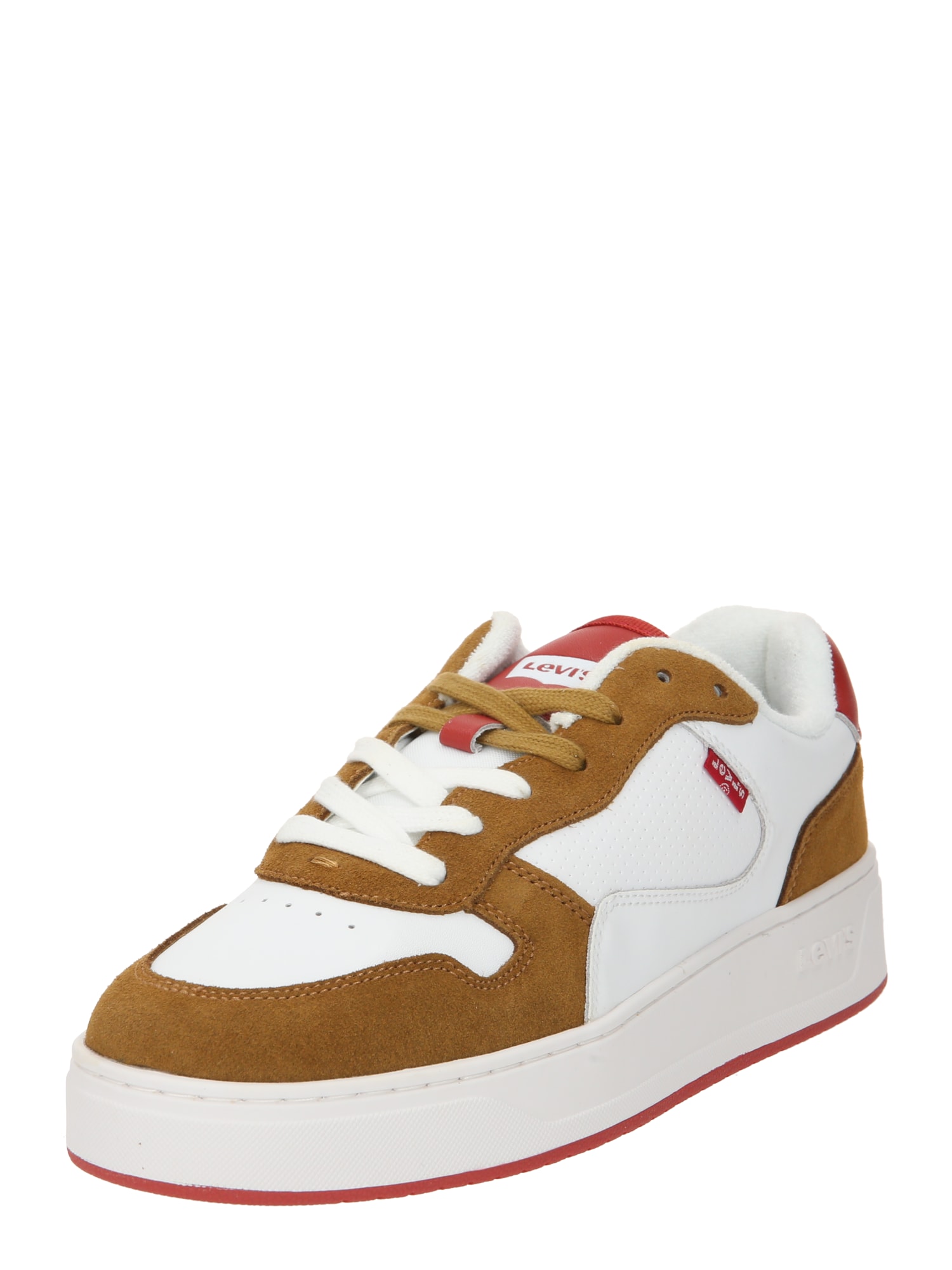 LEVI'S ® Sneaker low 'GLIDE'  maro / roșu / alb