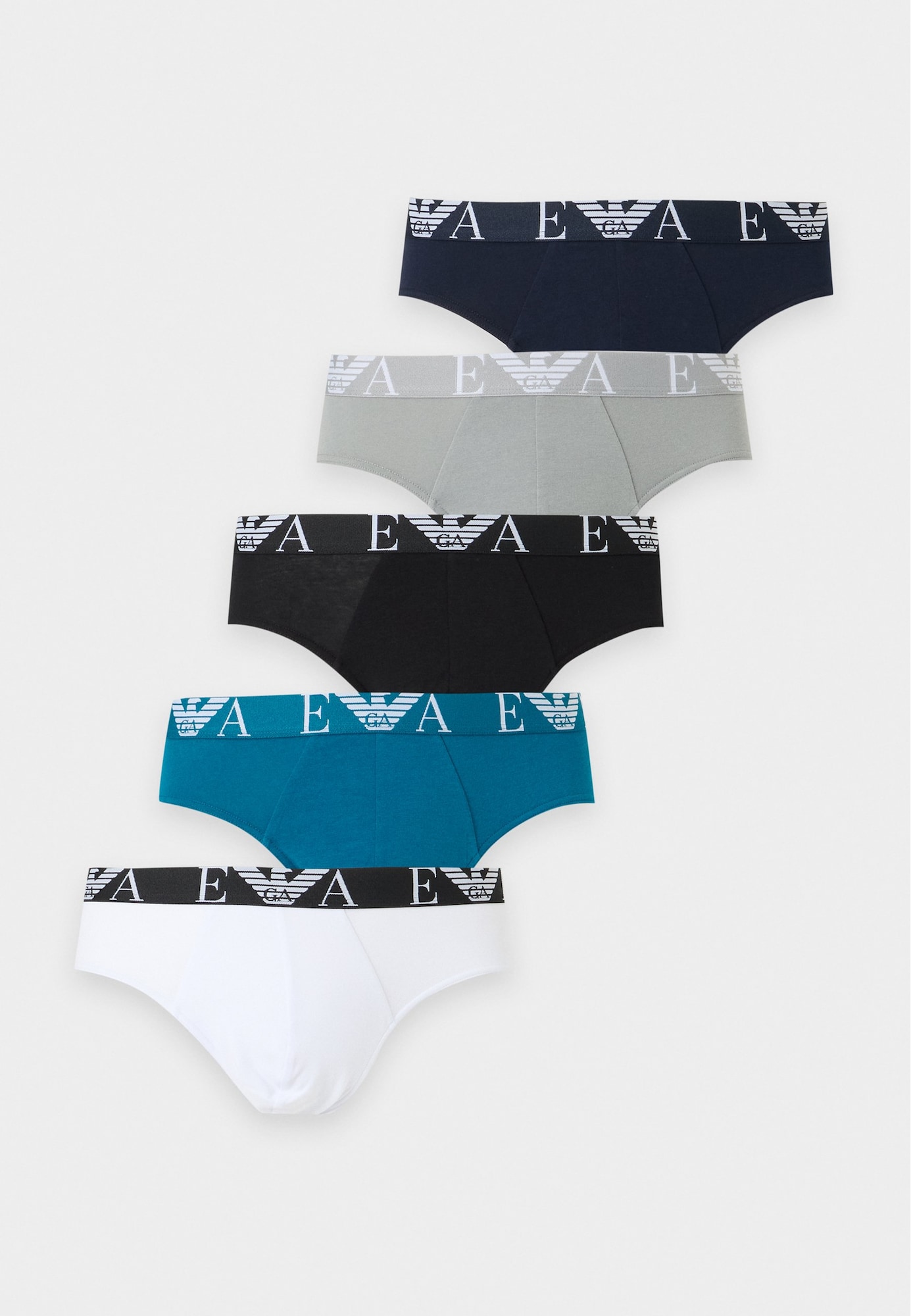 Emporio Armani Slip plava / mornarsko plava / svijetlosiva / crna / bijela