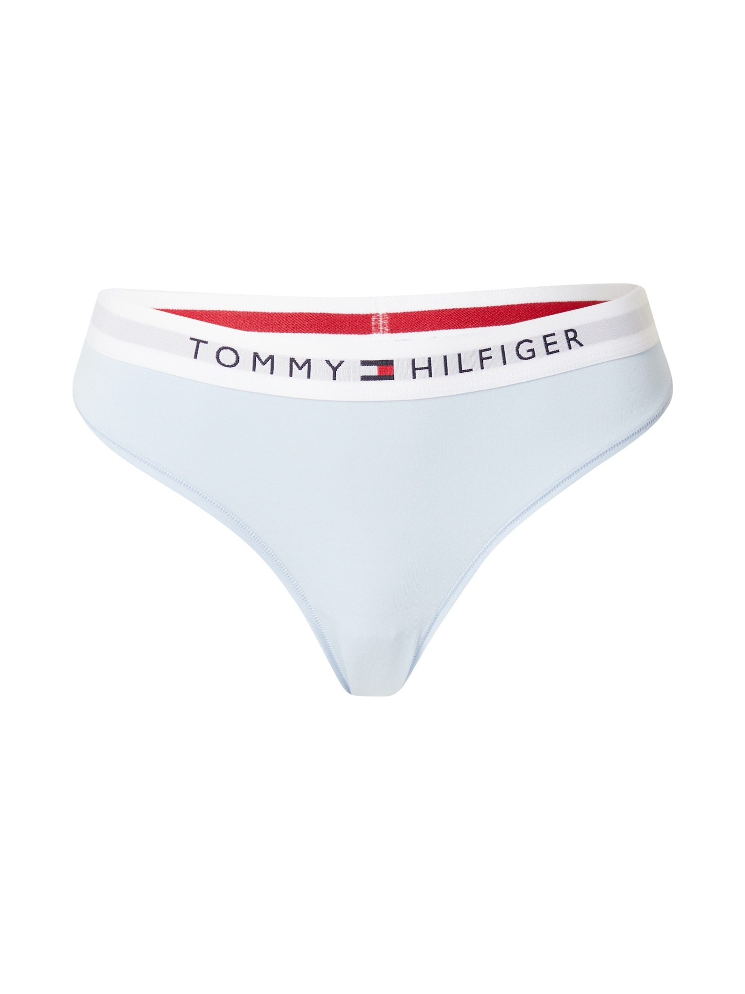 Tommy Hilfiger Underwear Tangá  nebesky modrá / krvavo červená / čierna / biela