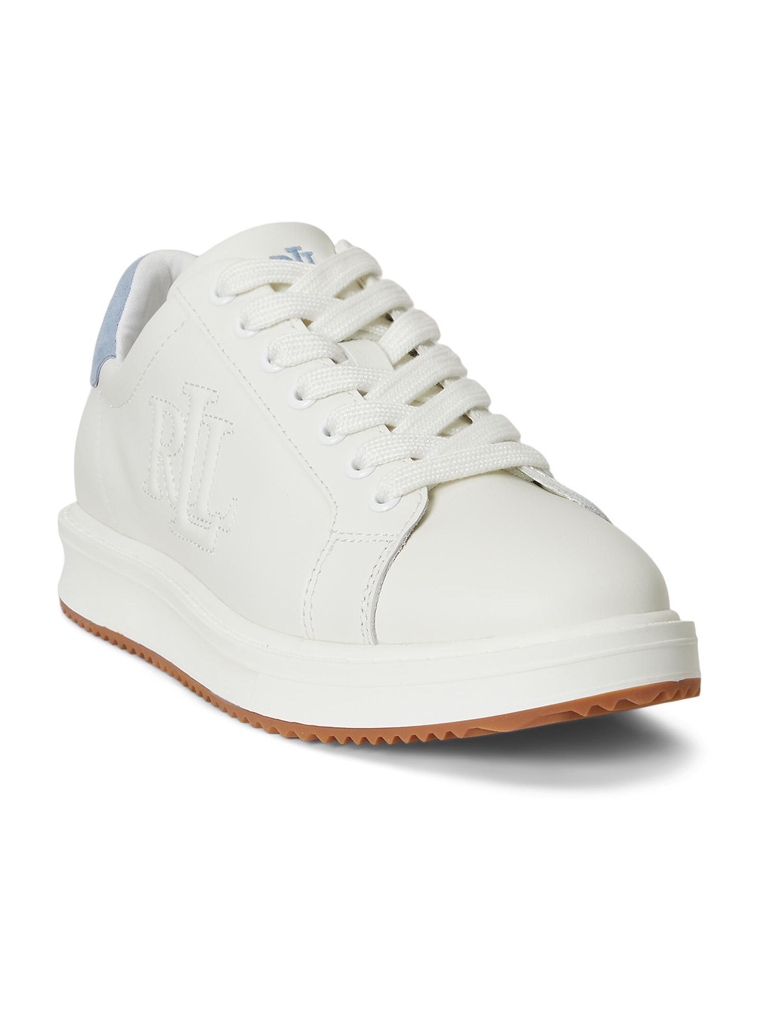 Lauren Ralph Lauren Nizke superge 'AINSLEY'  golobje modra / bela