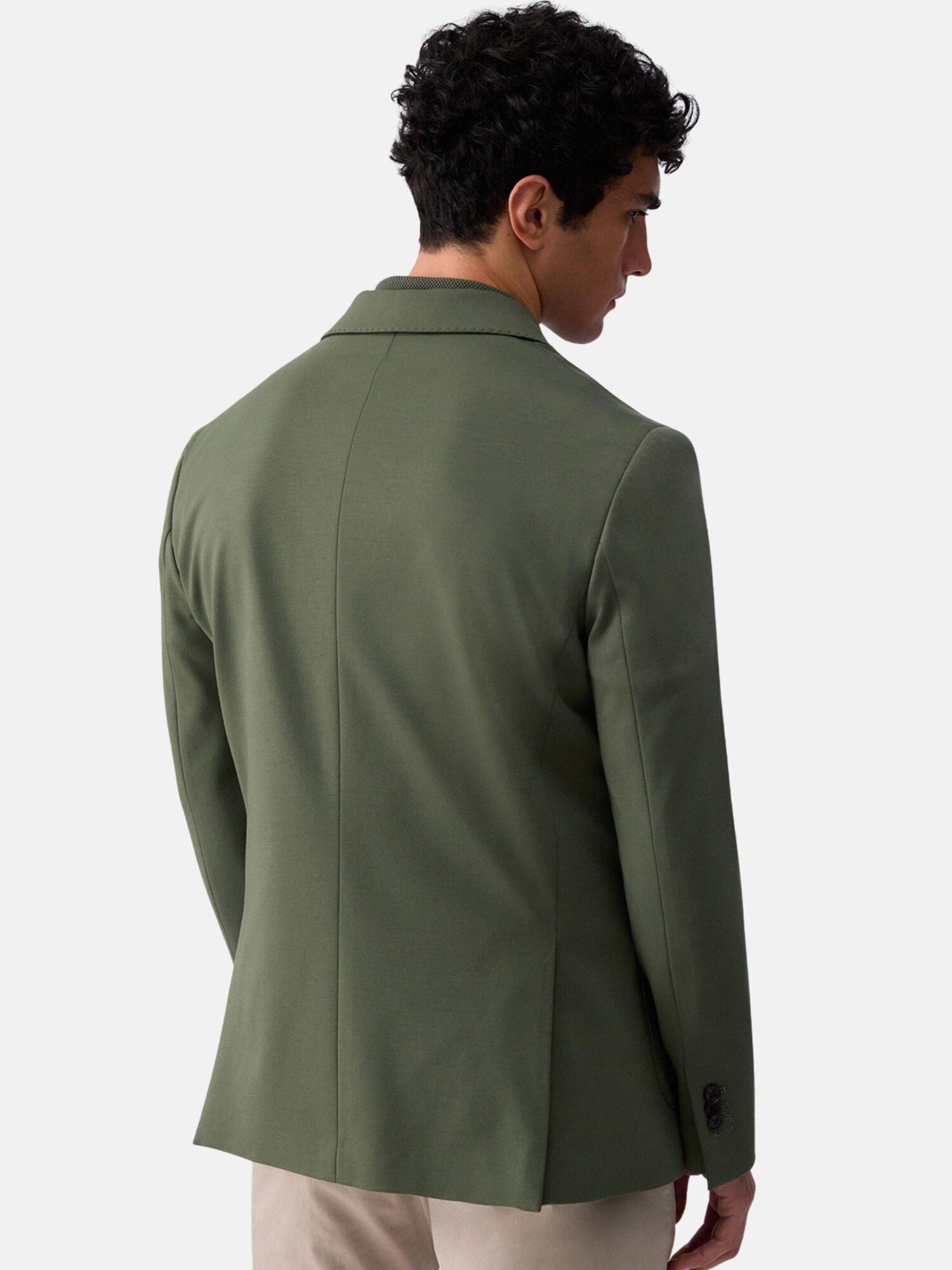 Liu Jo Chaqueta saco 'LIU JO UOMO GIACCA BLAZER JERSEY GIACCA'  verde oscuro – imagen 2