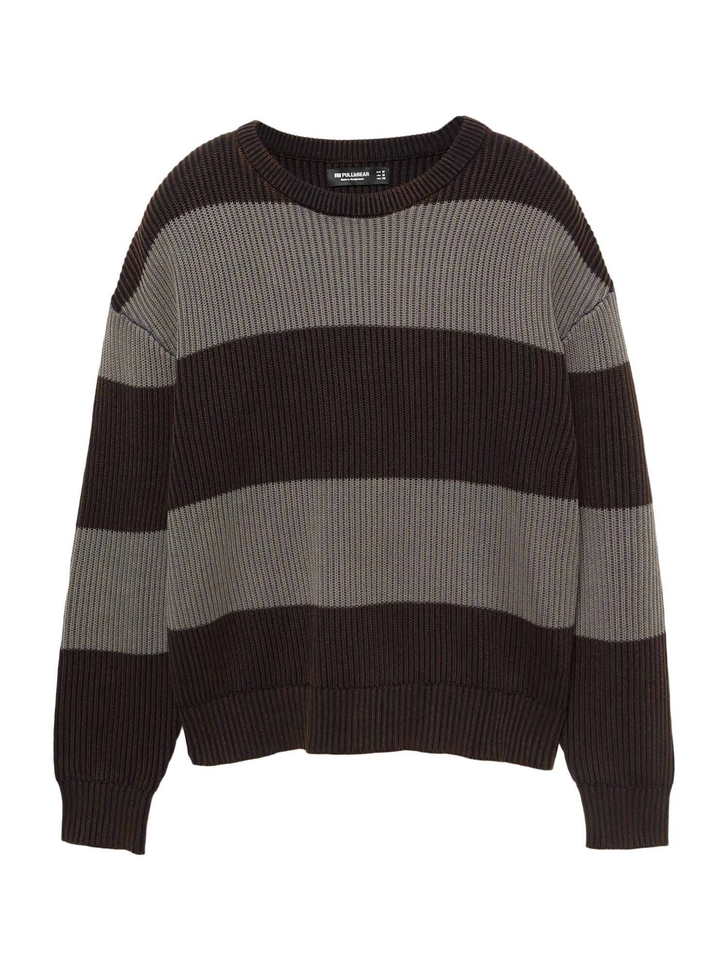 Pull&Bear Pulover  gri / gri metalic