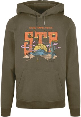 Merchcode Sweatshirt ‘Stone Temple Pilots – Desert Highway’ Olijfgroen / Gemengde kleuren