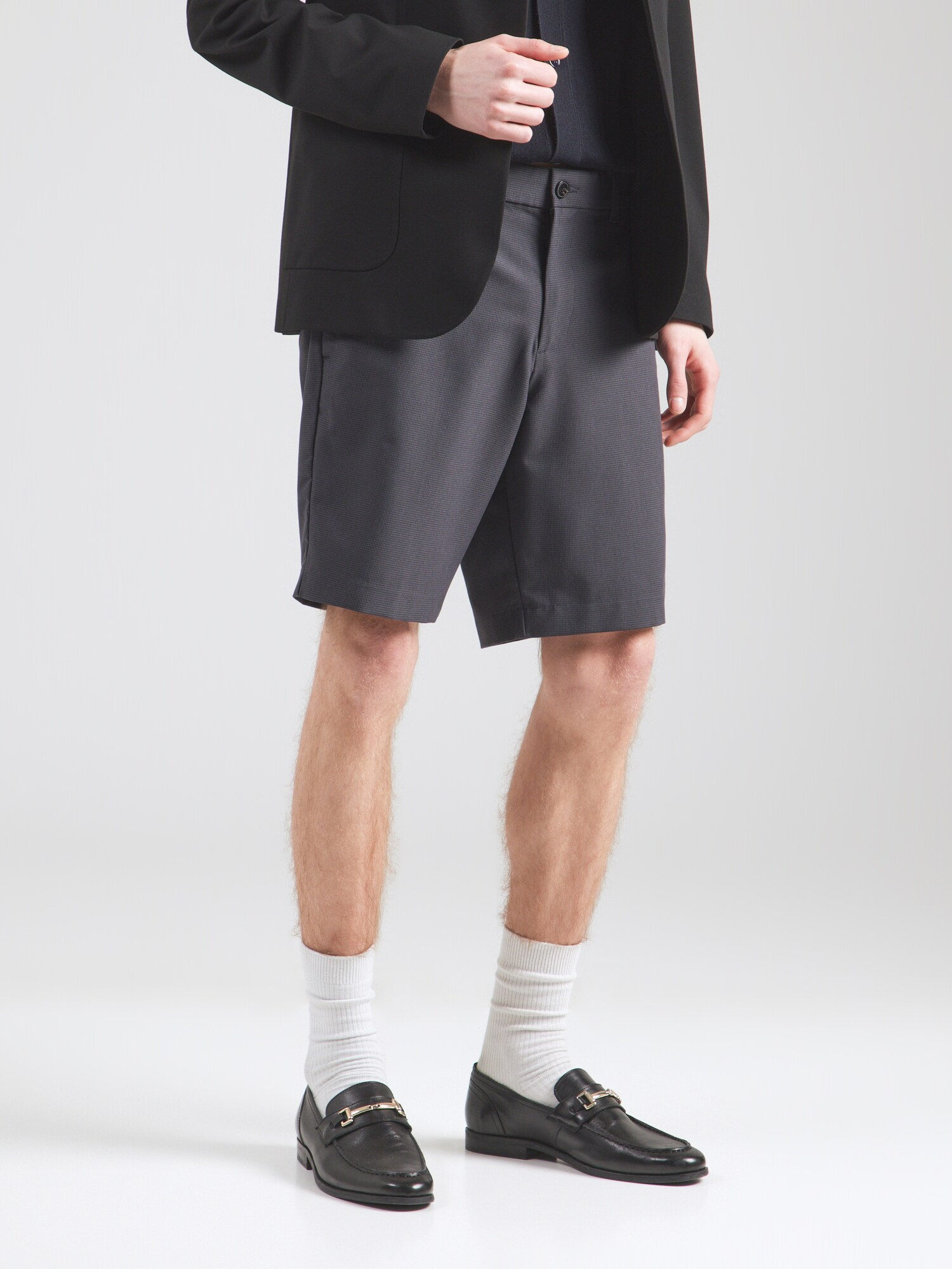 JACK & JONES Chino nadrág 'STACE LEO'  sötétkék / szürke termék 2. képe