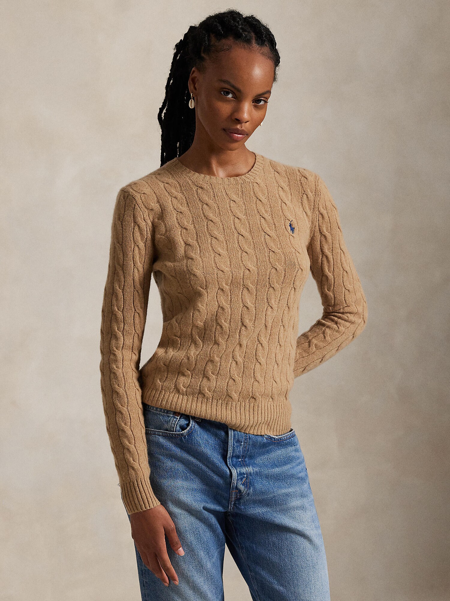 Polo Ralph Lauren Jersey beige oscuro – imagen 3