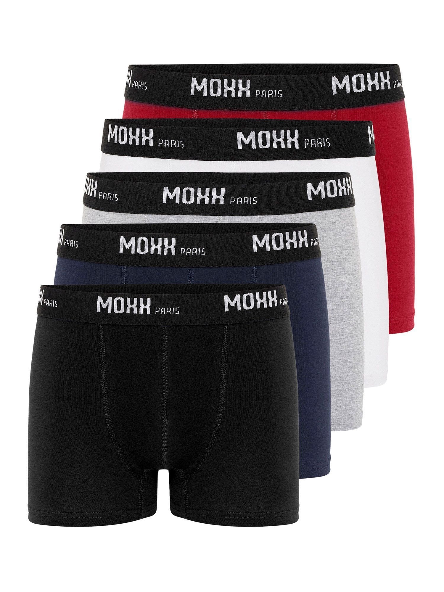Moxx Paris Boxeri Robbe  bleumarin / gri amestecat / roșu / negru / alb
