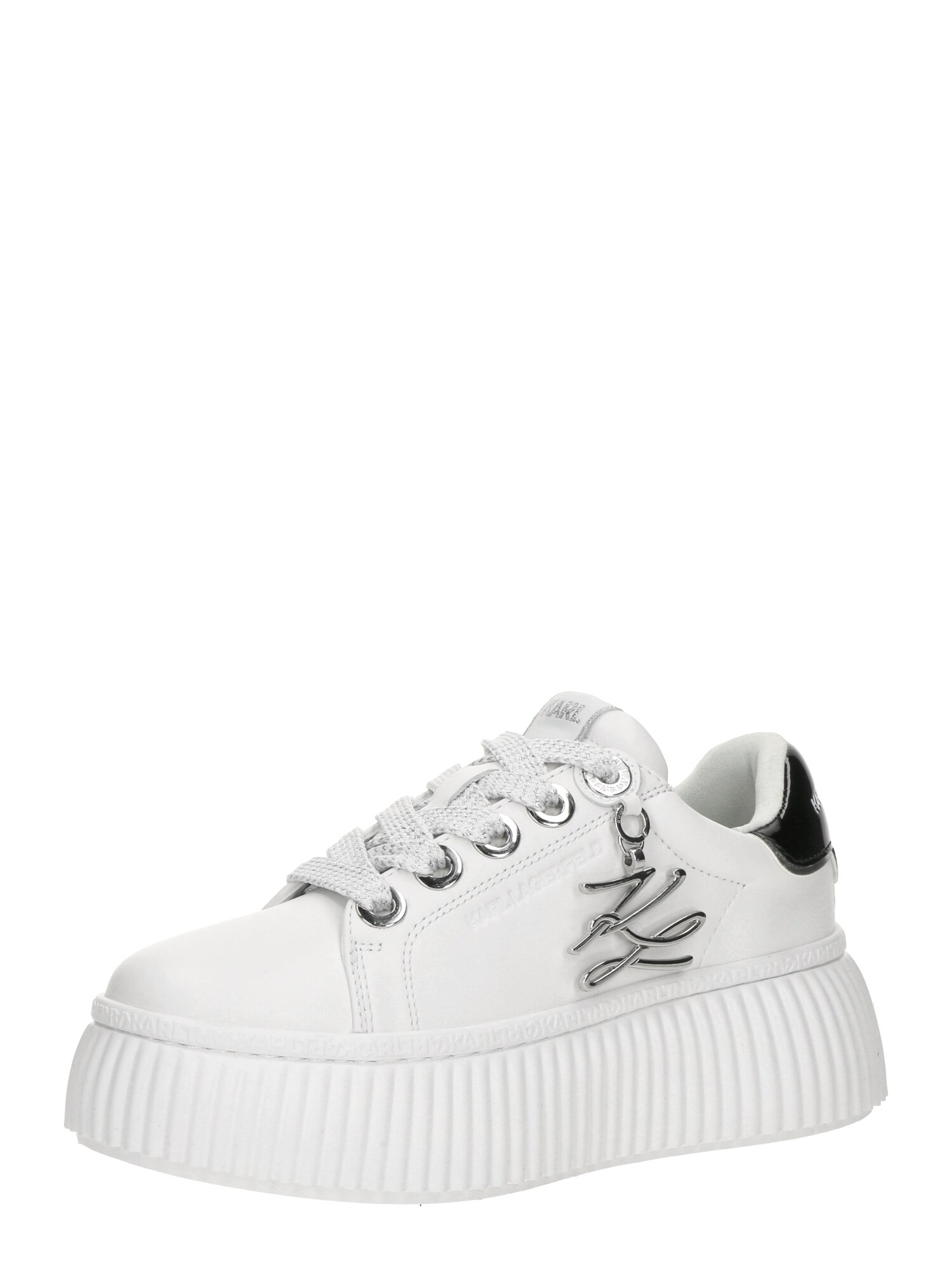 Karl Lagerfeld Sneaker low  negru / alb