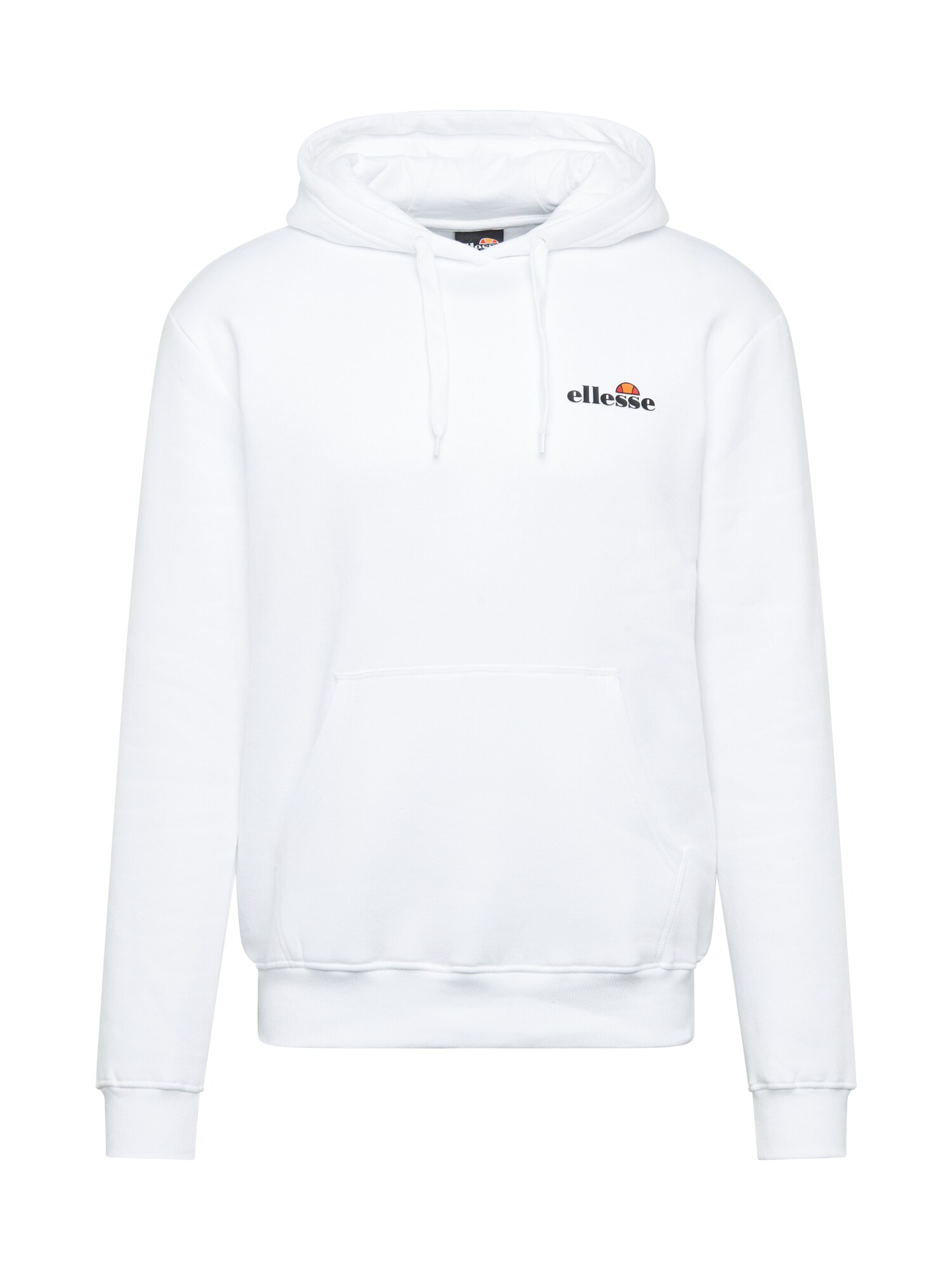 ELLESSE Sweatshirt de desporto 'Elce'  branco / preto / laranja
