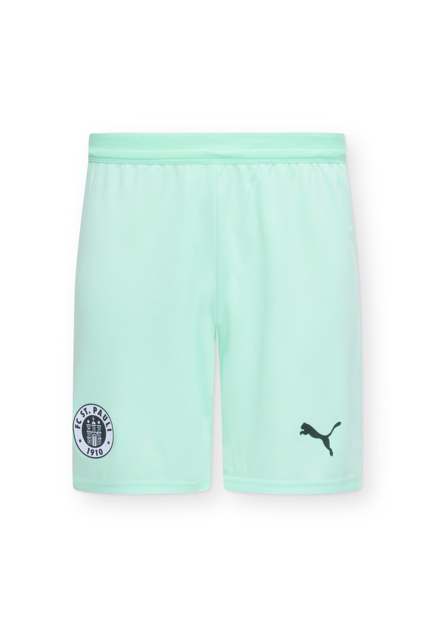 PUMA Sportske hlače 'FCSP' menta / crna / bijela