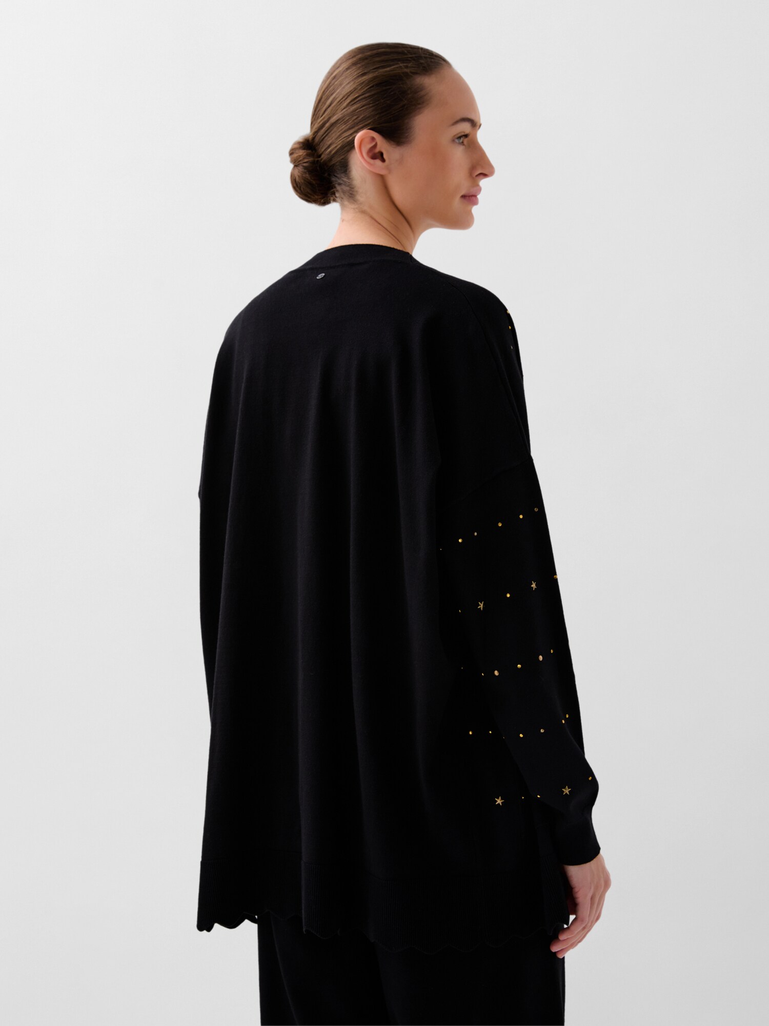 Thumbnail - Scalpers Studsstrass Knit Cardigan