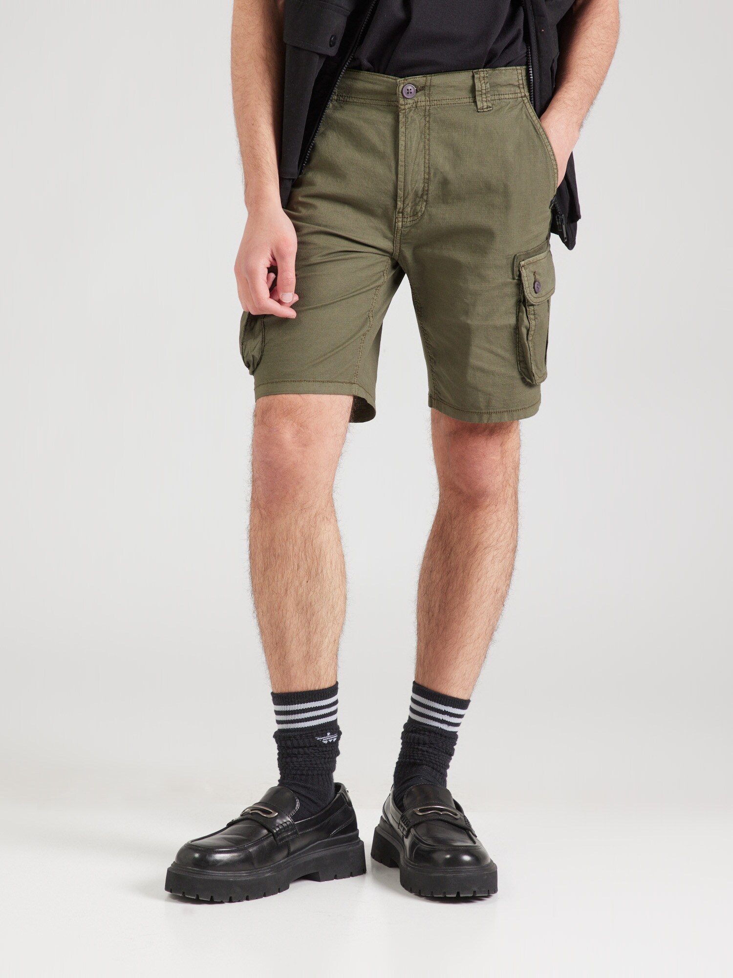 INDICODE JEANS Cargo nadrágok 'INLanny'  khaki termék 2. képe