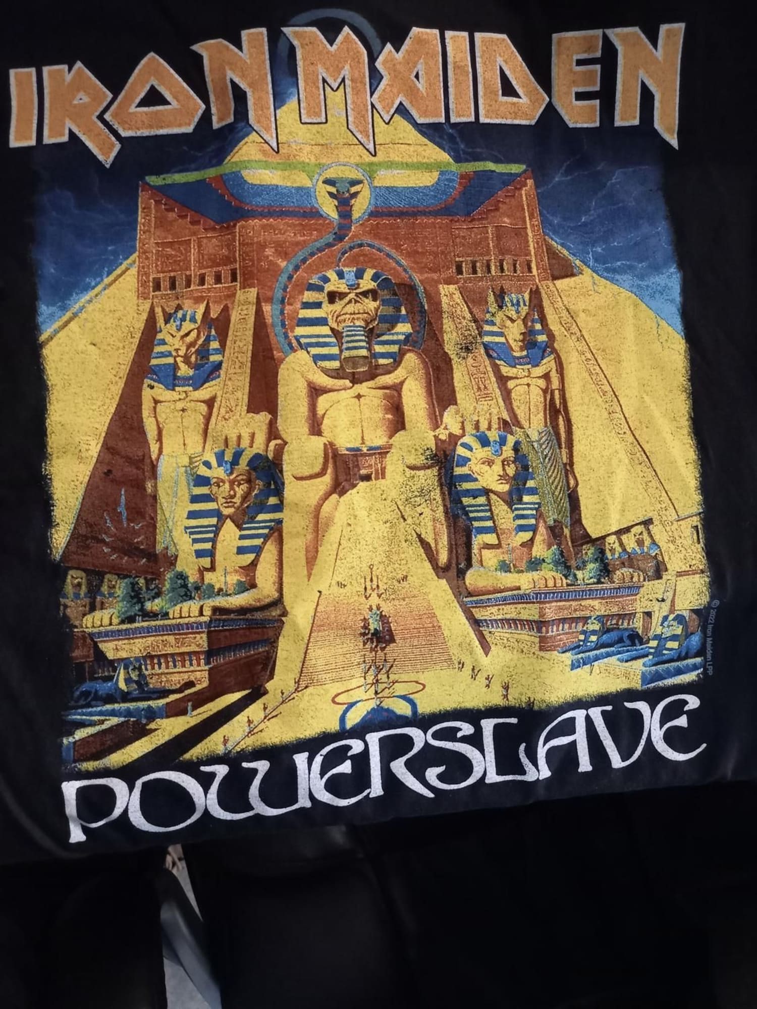 Iron Maiden Camiseta 'Iron Maiden Powerslave Longsleeve t-shirt' negro – imagen 3